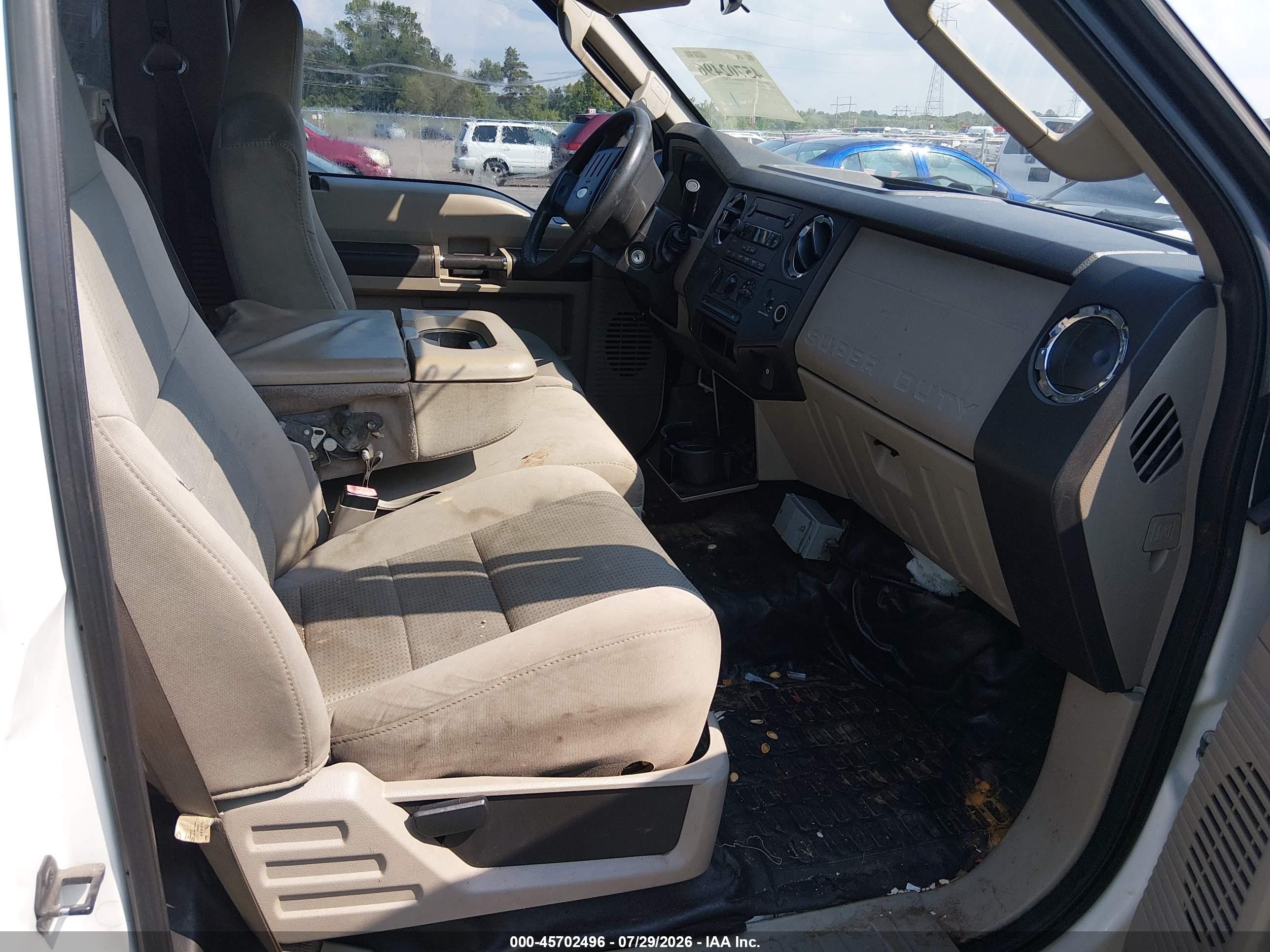 2008 Ford Super Duty F-250 Srw Xl/xlt White vin: 1FDNF20508EC75115