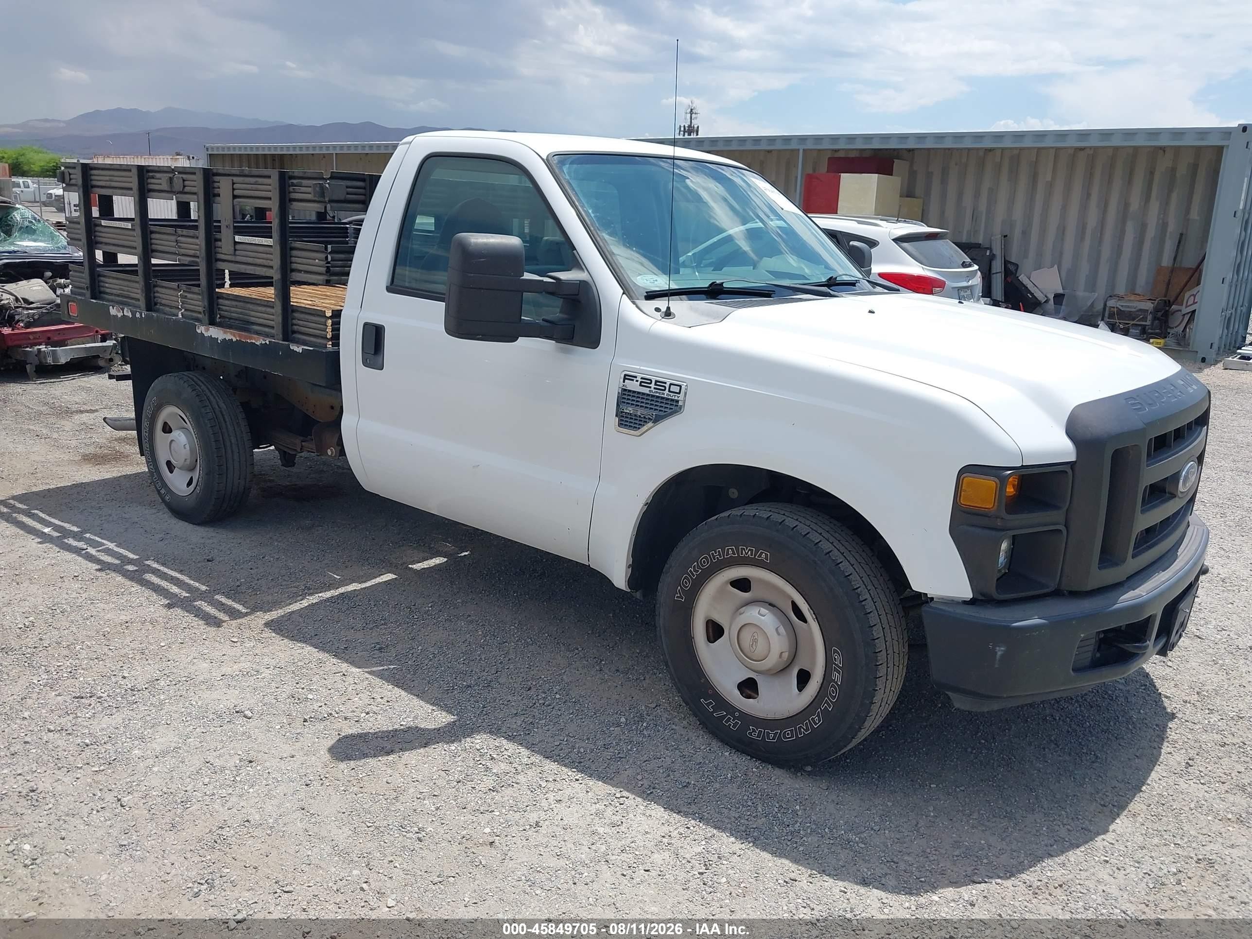 2008 Ford Super Duty F-250 Srw Xl/xlt White vin: 1FDNF20538ED54455