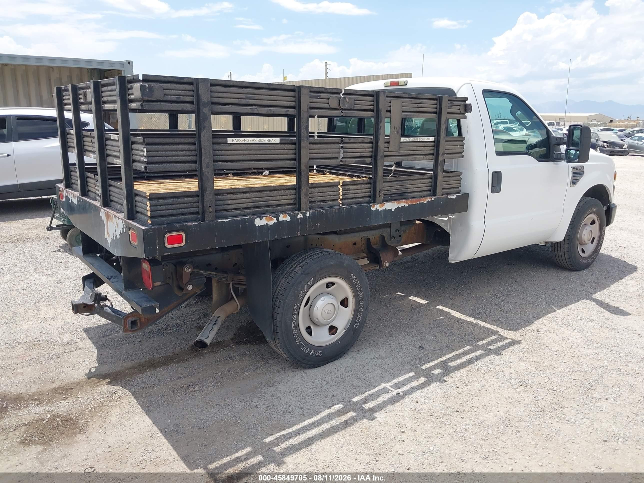 2008 Ford Super Duty F-250 Srw Xl/xlt White vin: 1FDNF20538ED54455