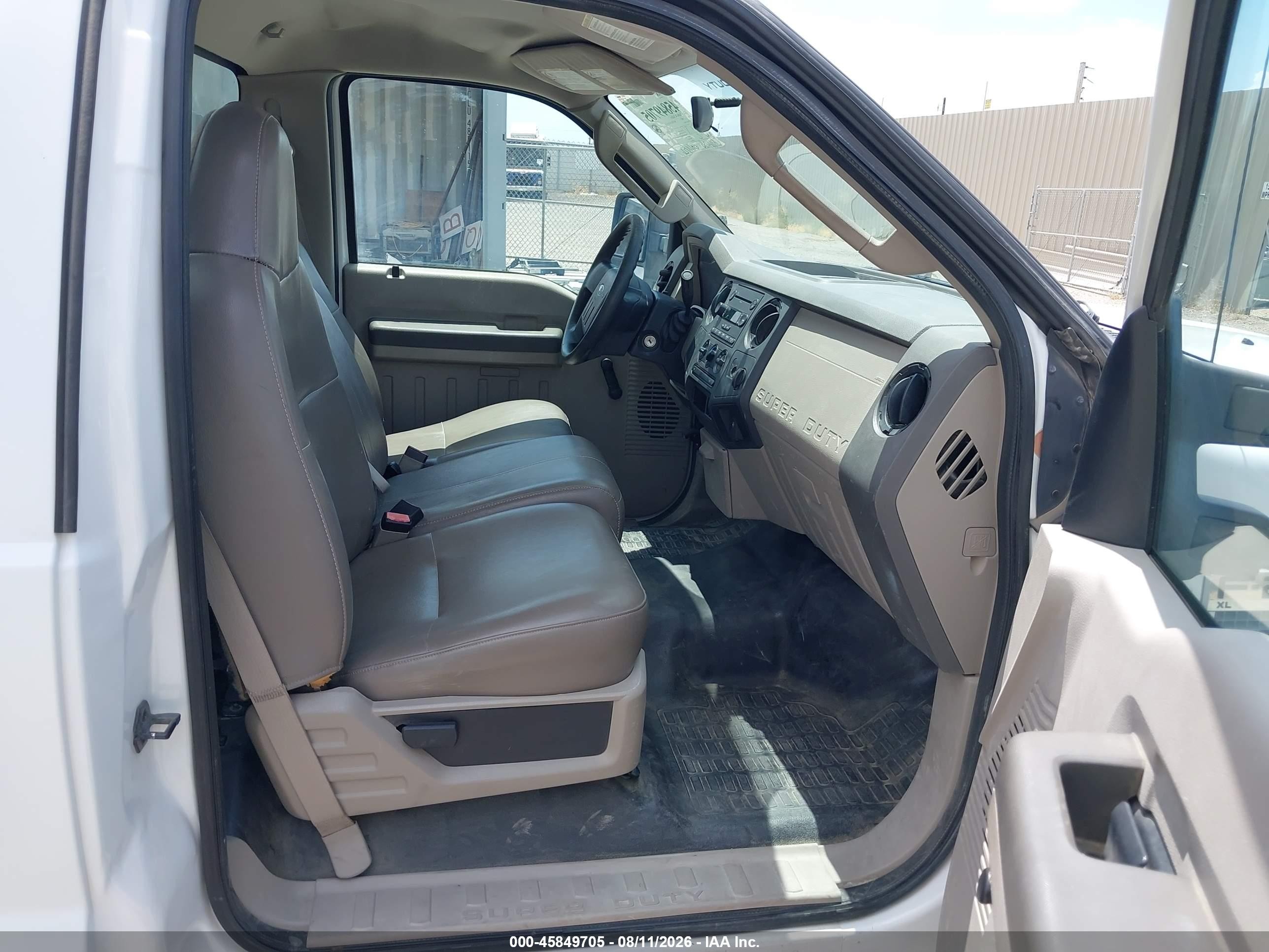 2008 Ford Super Duty F-250 Srw Xl/xlt White vin: 1FDNF20538ED54455