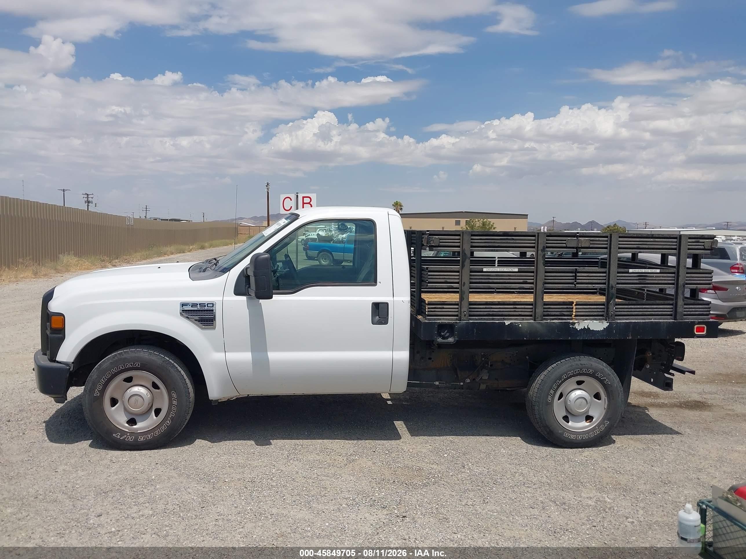 2008 Ford Super Duty F-250 Srw Xl/xlt White vin: 1FDNF20538ED54455