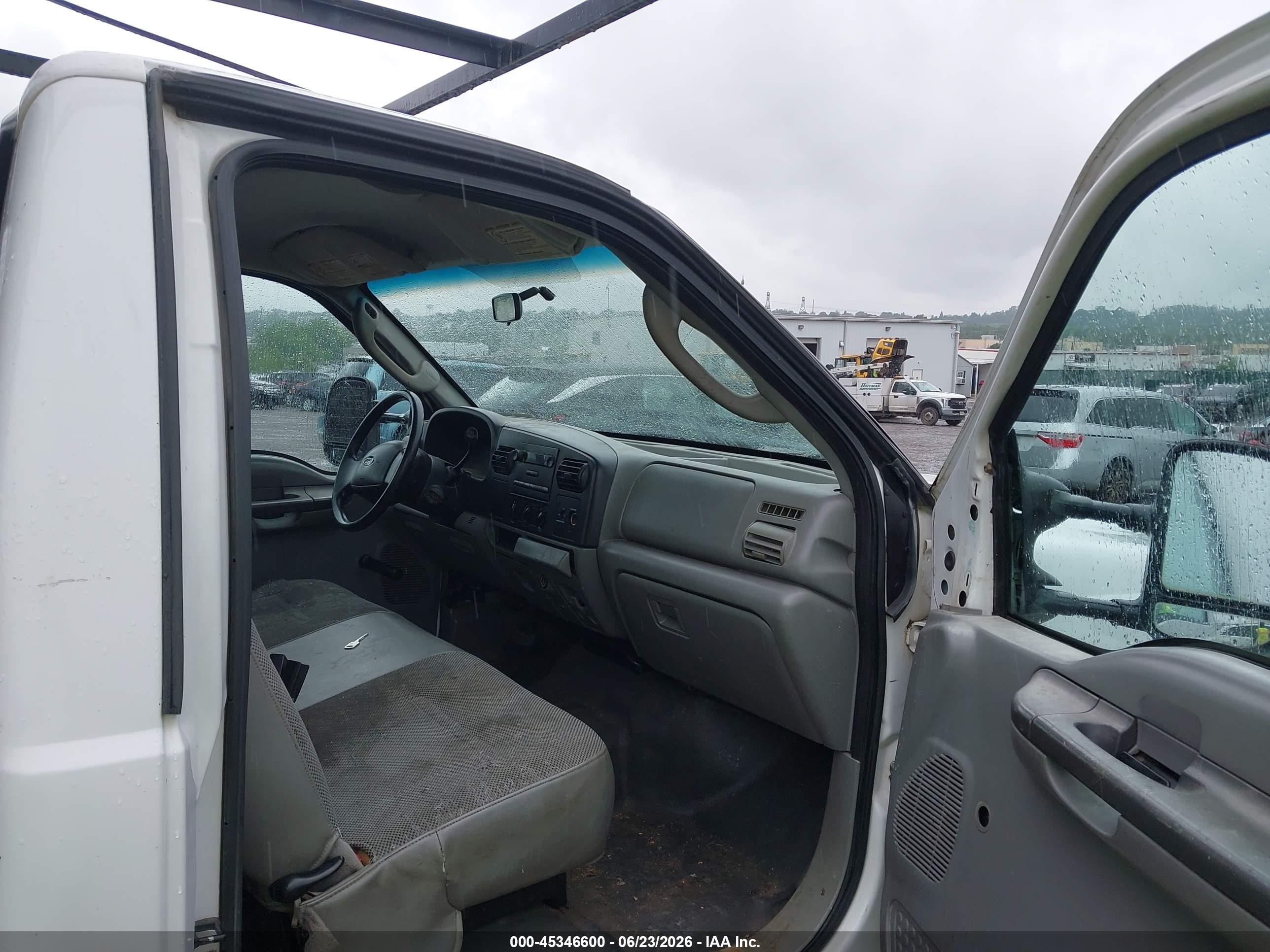 2005 Ford F-250 Xl/xlt White vin: 1FDNF20555EC50934