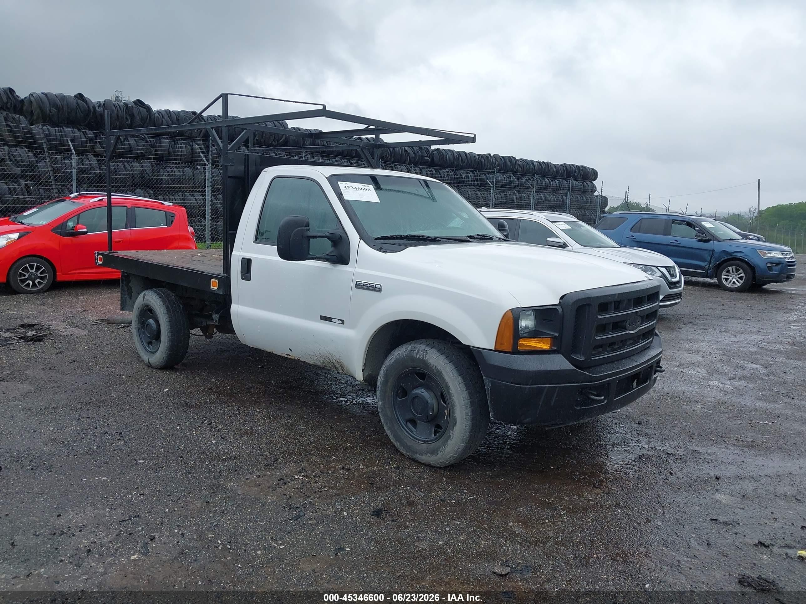 2005 Ford F-250 Xl/xlt White vin: 1FDNF20555EC50934