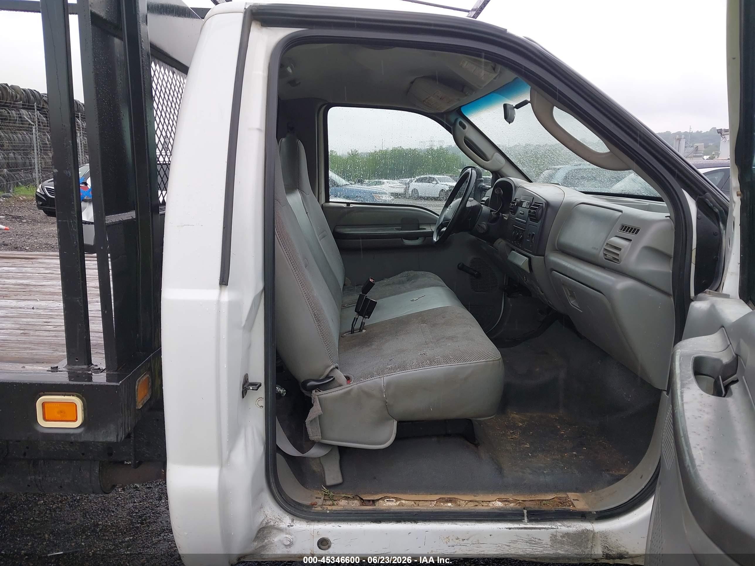 2005 Ford F-250 Xl/xlt White vin: 1FDNF20555EC50934