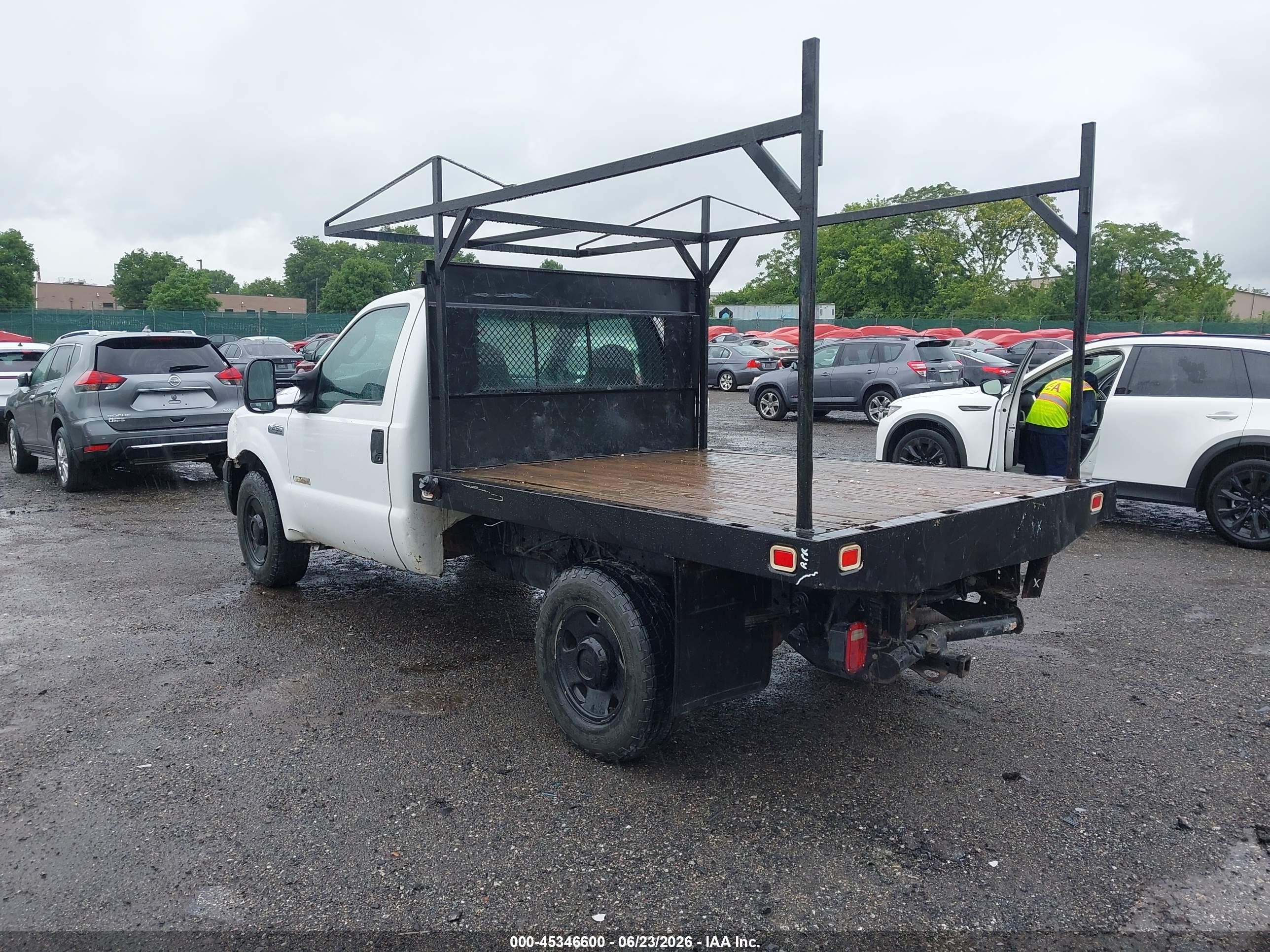 2005 Ford F-250 Xl/xlt White vin: 1FDNF20555EC50934