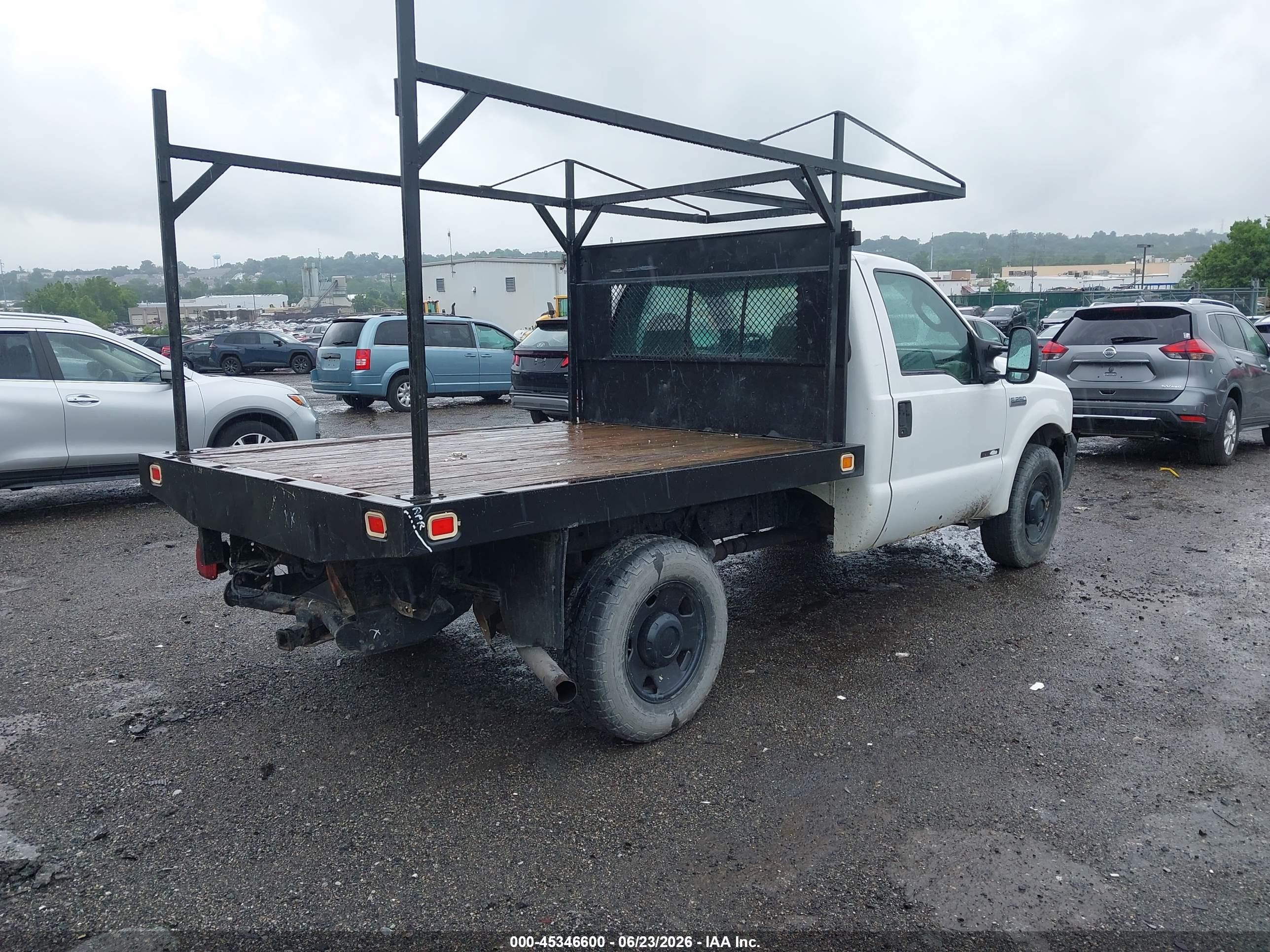2005 Ford F-250 Xl/xlt White vin: 1FDNF20555EC50934