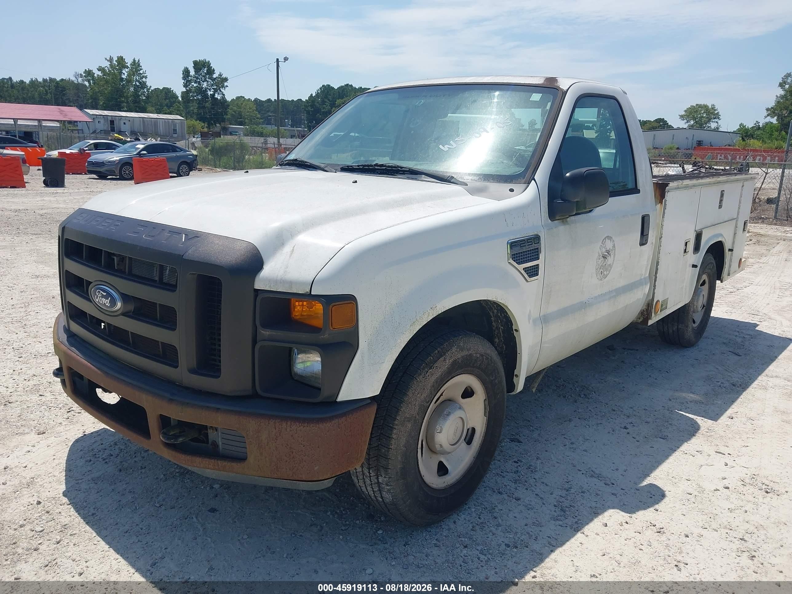 2009 Ford Super Duty F-250 Srw Xl/xlt White vin: 1FDNF20569EA93596