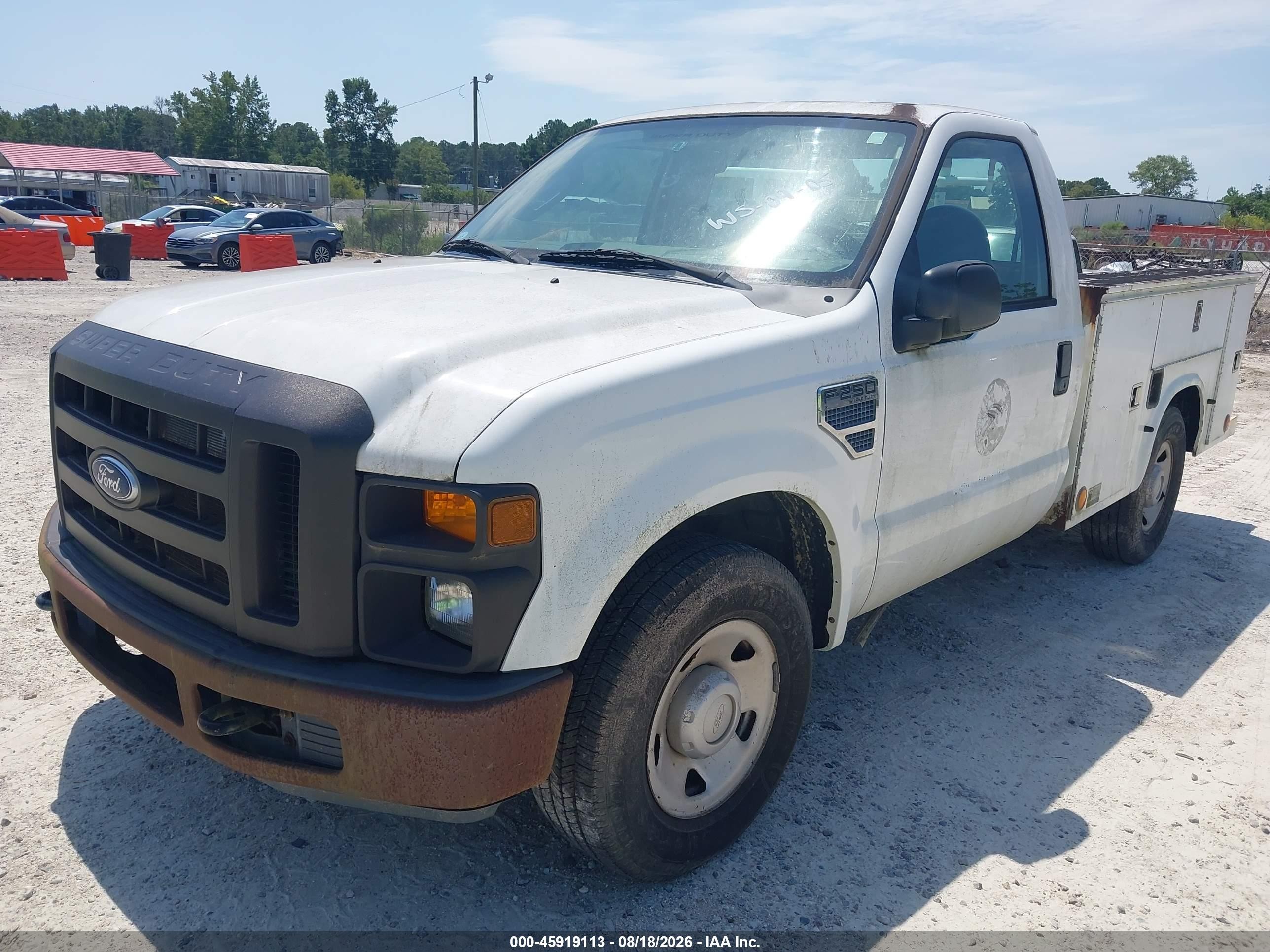 2009 Ford Super Duty F-250 Srw Xl/xlt White vin: 1FDNF20569EA93596