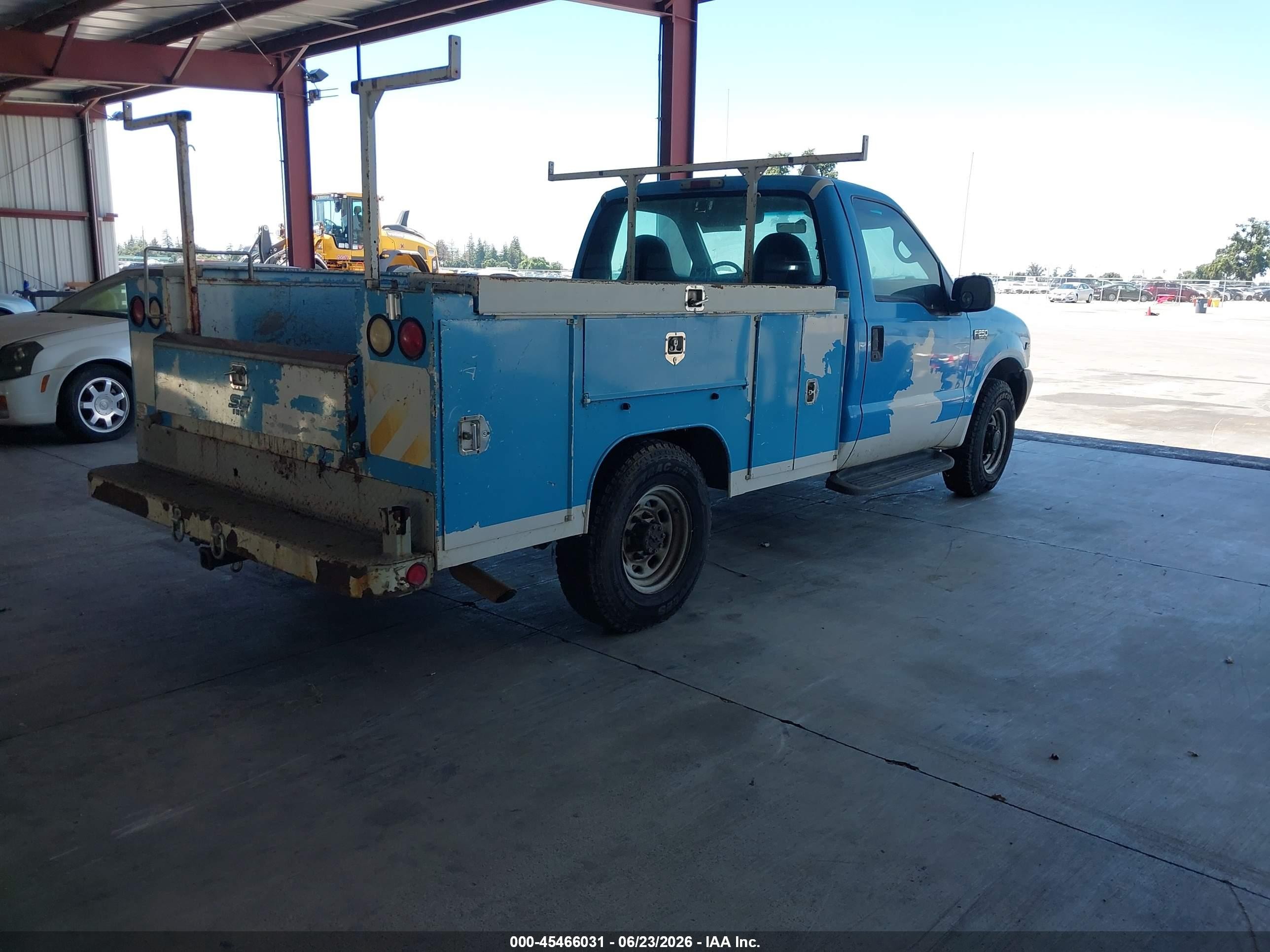 2000 Ford F-250 Lariat/xl/xlt Turquoise vin: 1FDNF20S6YEC04877