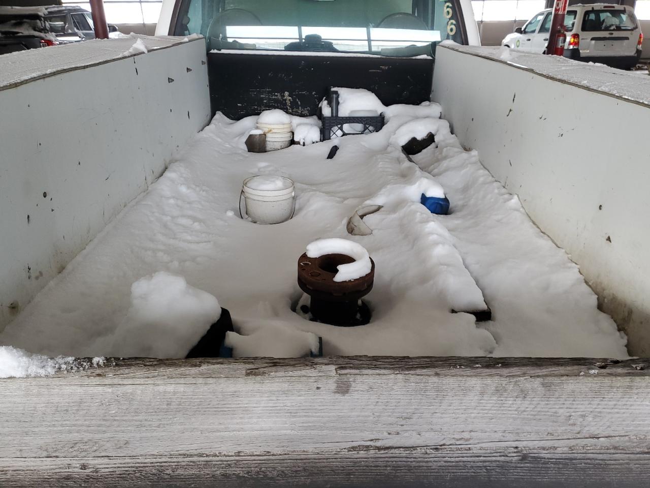 2005 Ford F250 Super Duty White vin: 1FDNF21525EB92795 Damage: Tailgate, Missing, Replacement Required