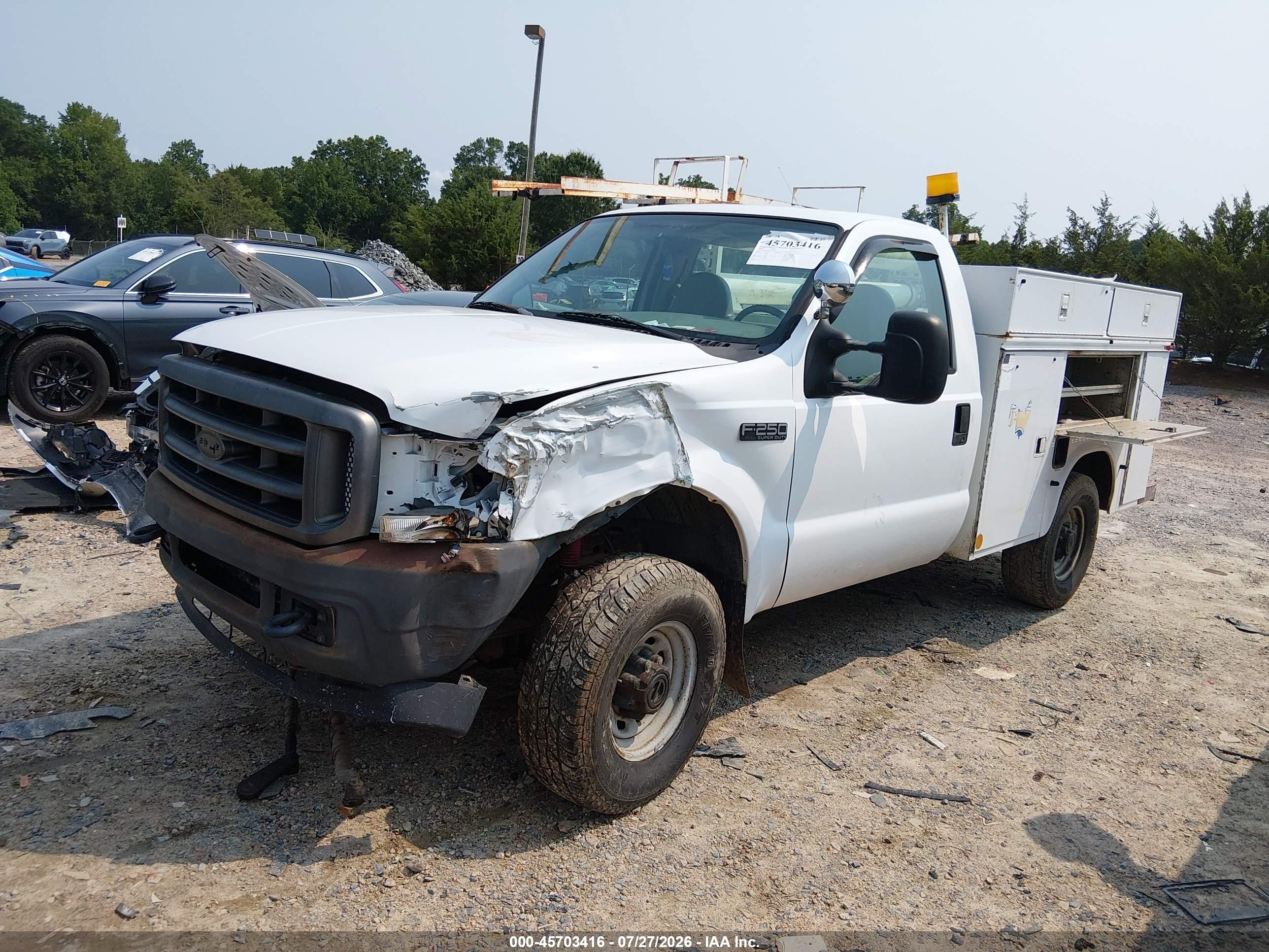 2003 Ford F-250 Xl/xlt Белый vin: 1FDNF21L33EC08644
