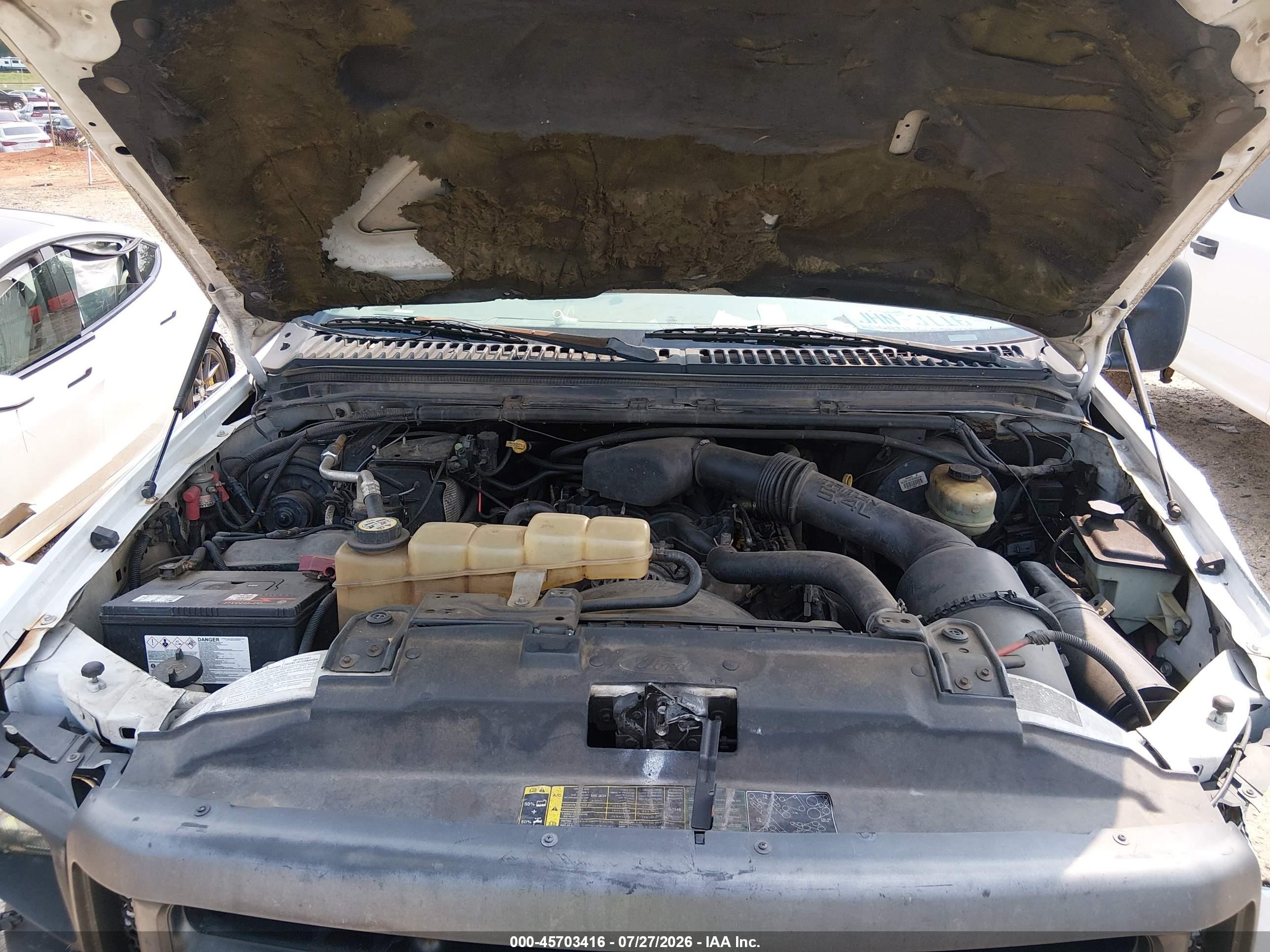 2003 Ford F-250 Xl/xlt Белый vin: 1FDNF21L33EC08644
