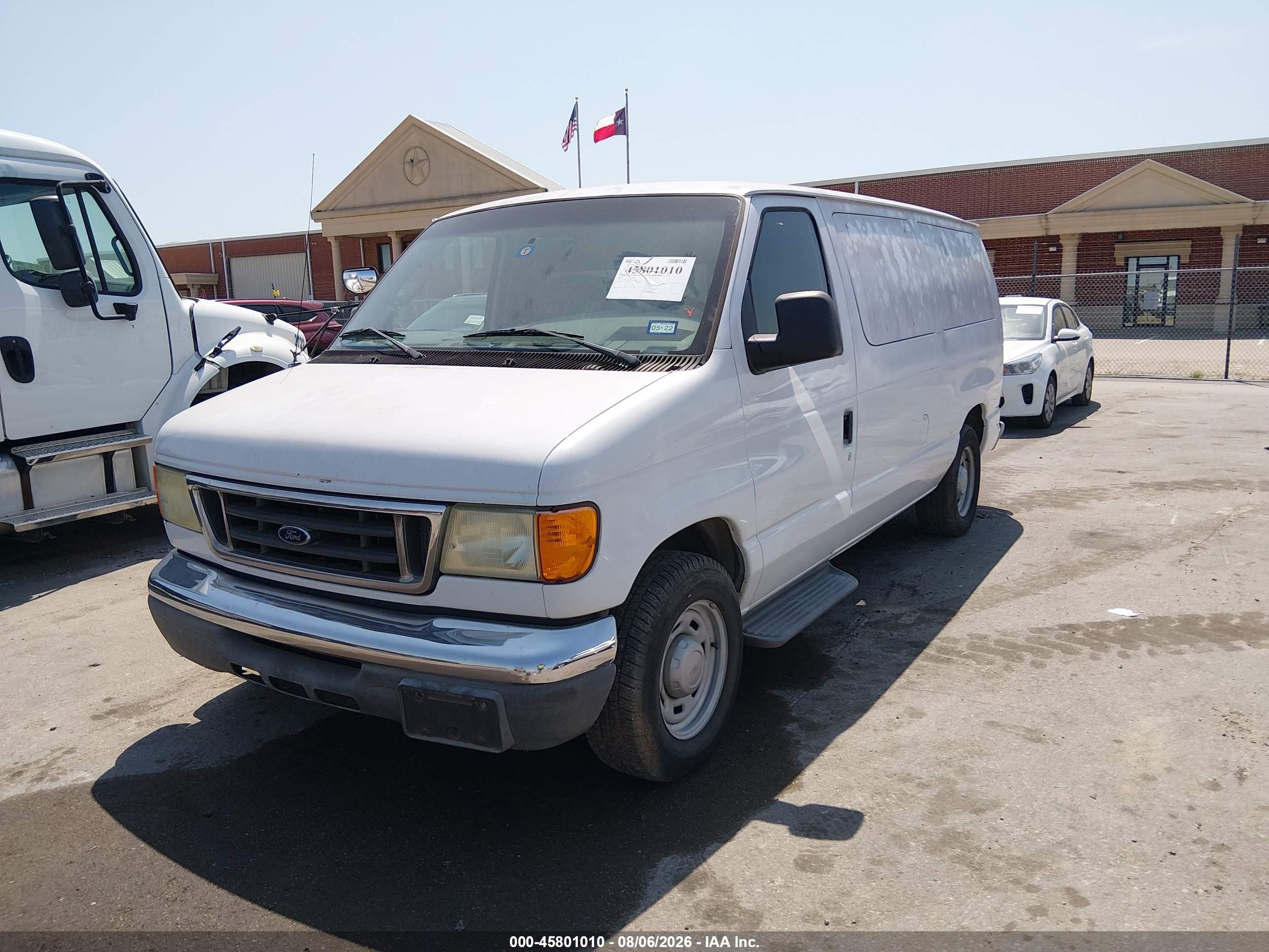 2006 Ford E-150 Chateau/xl/xlt White vin: 1FDRE11W16DA92895