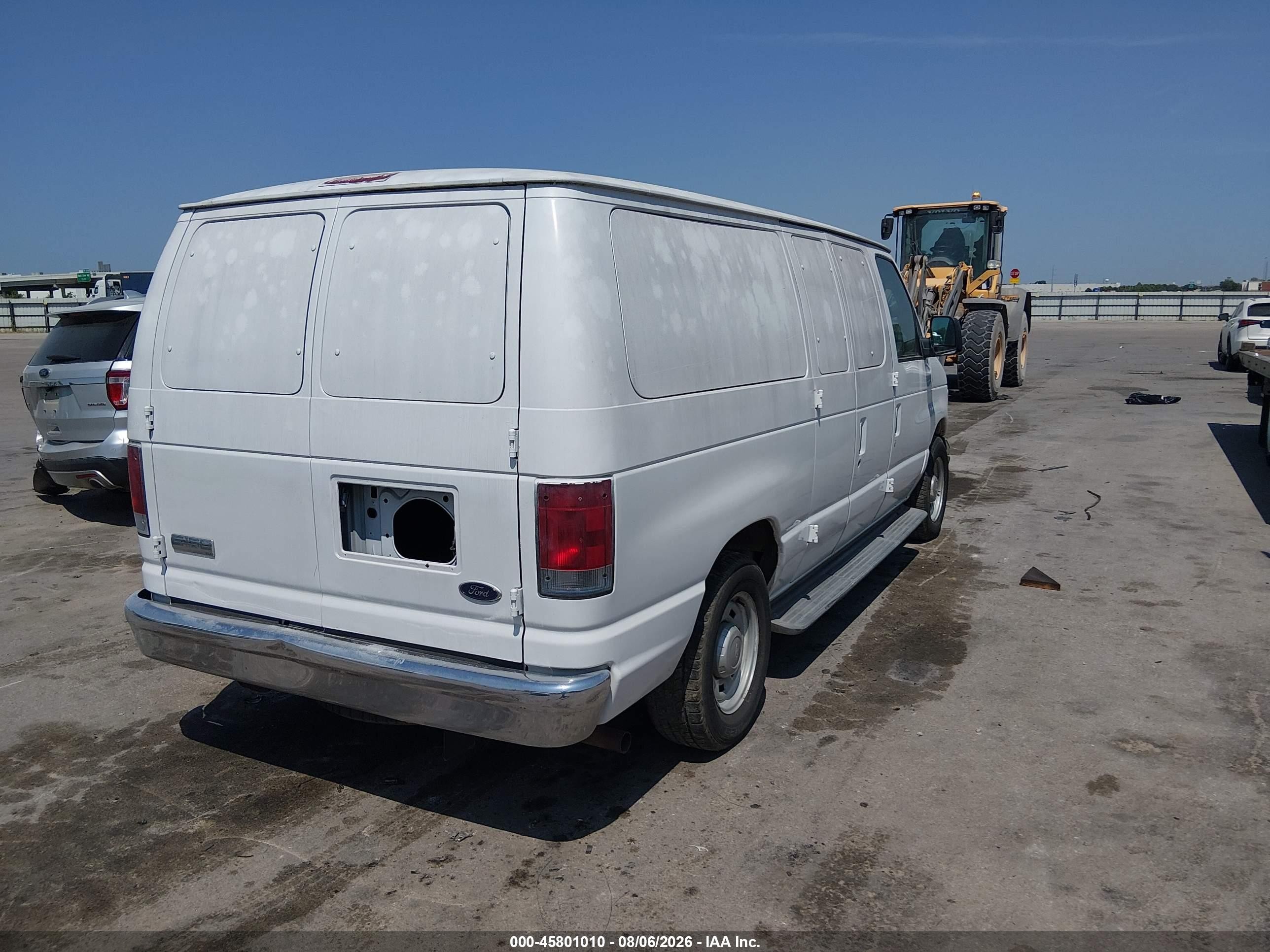 2006 Ford E-150 Chateau/xl/xlt White vin: 1FDRE11W16DA92895