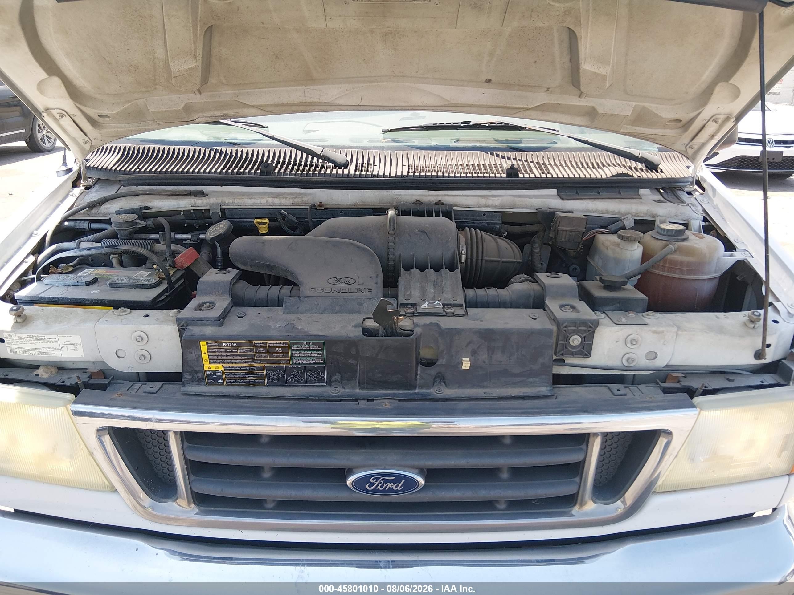 2006 Ford E-150 Chateau/xl/xlt White vin: 1FDRE11W16DA92895