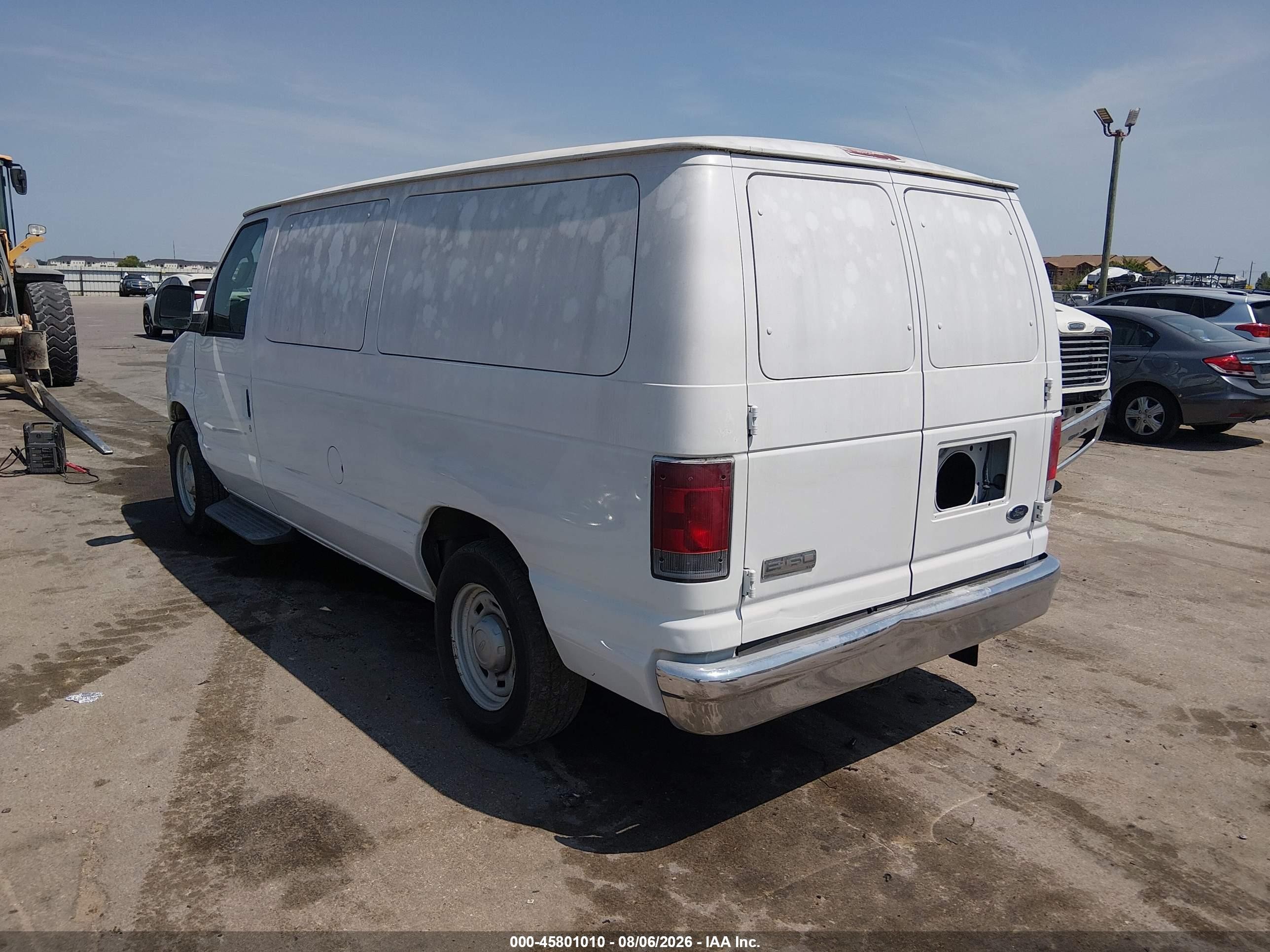 2006 Ford E-150 Chateau/xl/xlt White vin: 1FDRE11W16DA92895