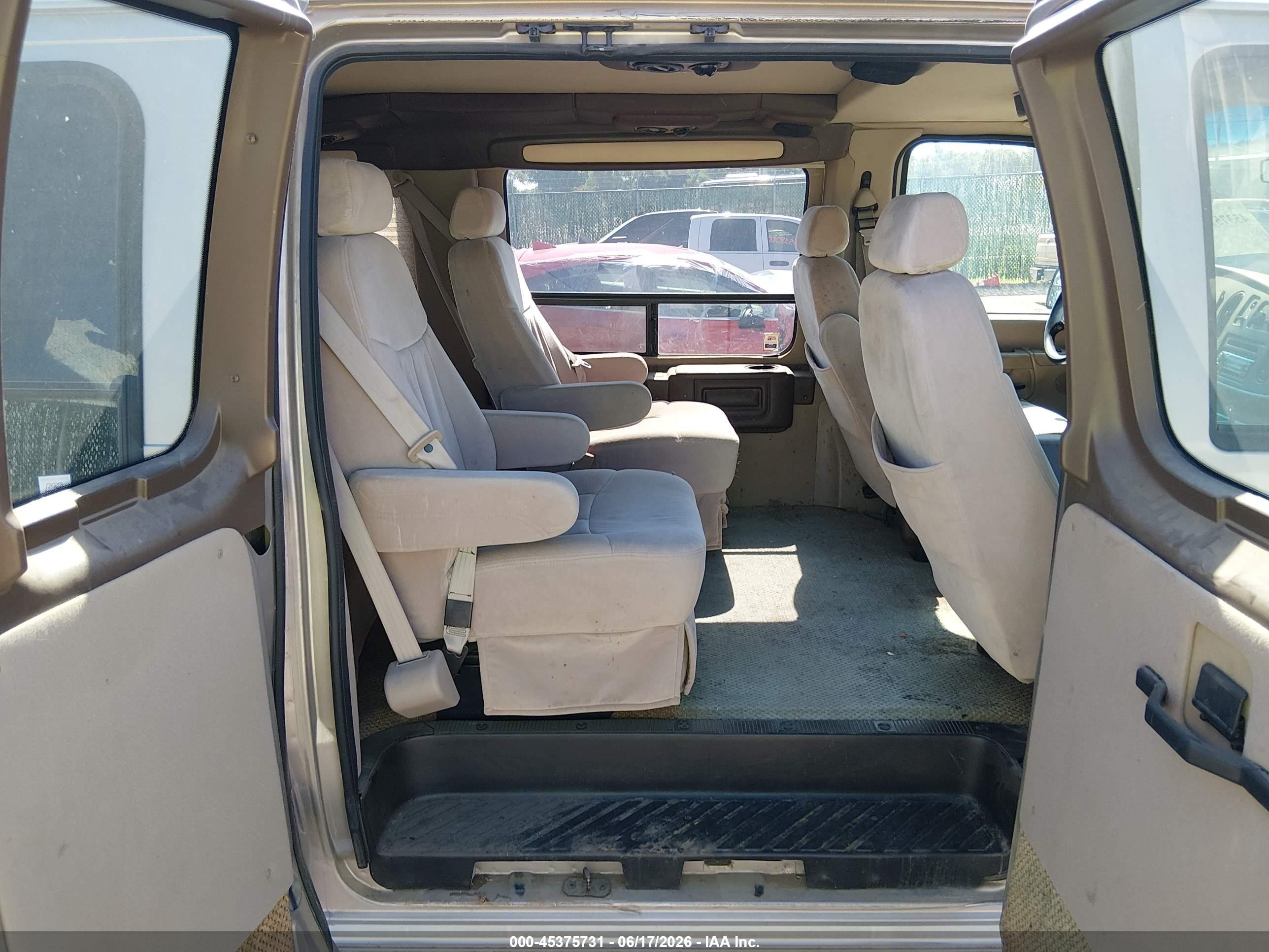 2002 Ford E-150 Commercial/recreational Gray vin: 1FDRE14252HA93513