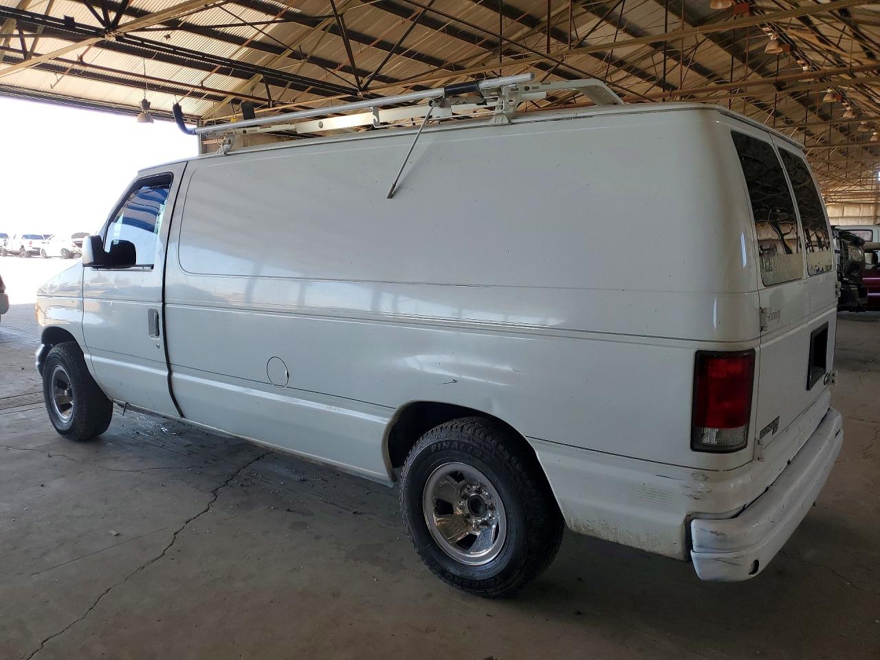 1998 Ford Econoline E150 Van White vin: 1FDRE1427WHB23455