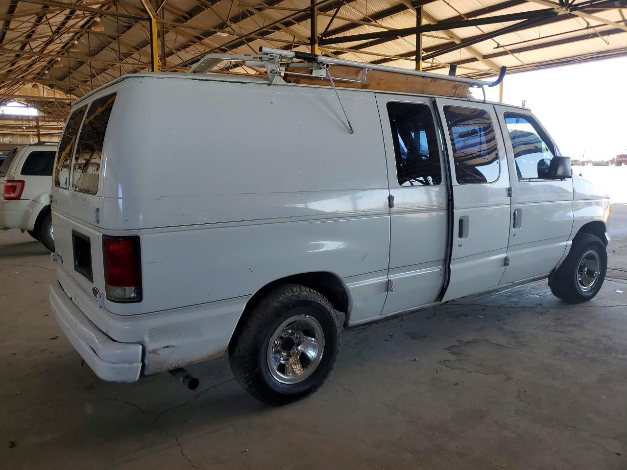 1998 Ford Econoline E150 Van White vin: 1FDRE1427WHB23455