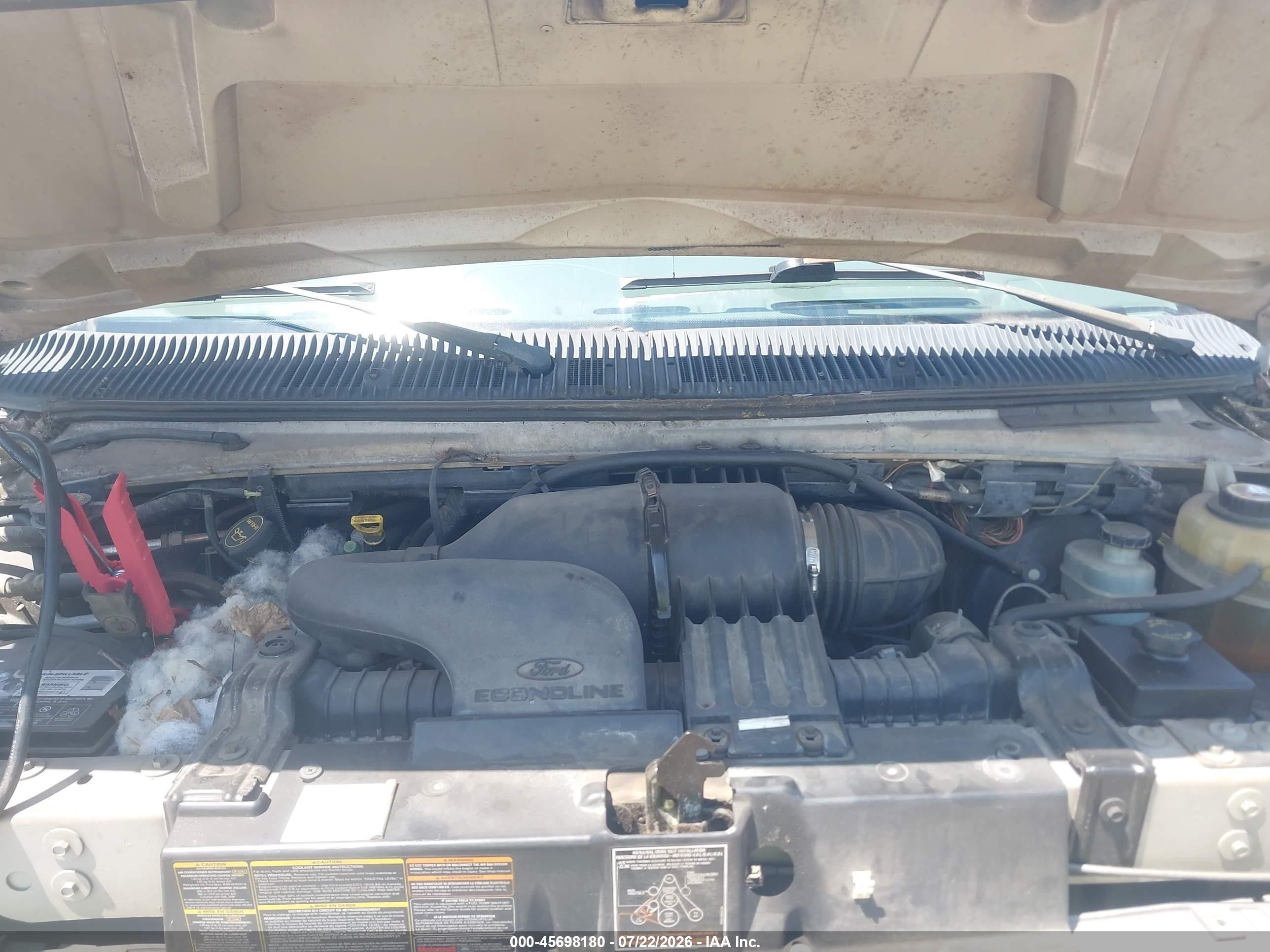 2001 Ford E-150 Recreational Silver vin: 1FDRE14L11HB77271