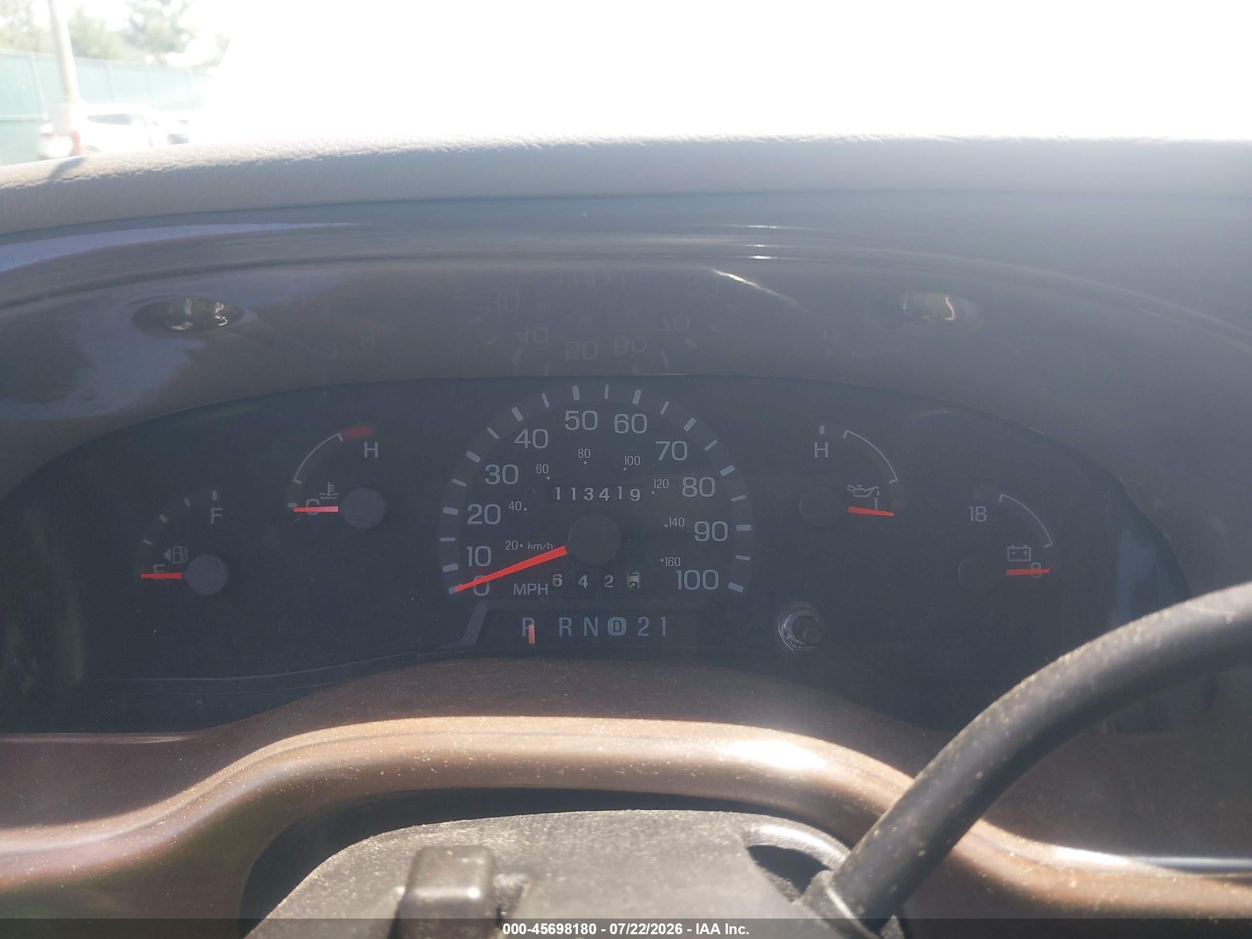 2001 Ford E-150 Recreational Silver vin: 1FDRE14L11HB77271
