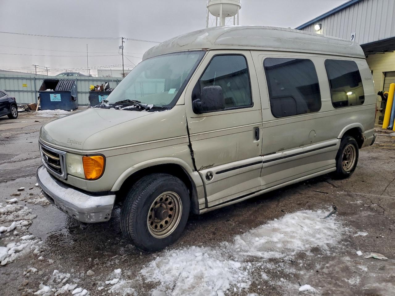 2004 Ford Econoline E150 Van Желто-коричневый vin: 1FDRE14L14HB41620