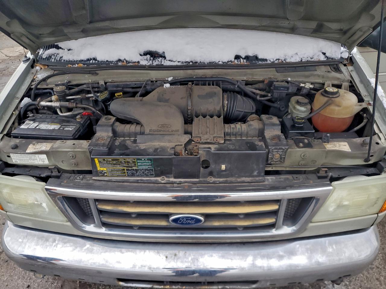 2004 Ford Econoline E150 Van Желто-коричневый vin: 1FDRE14L14HB41620