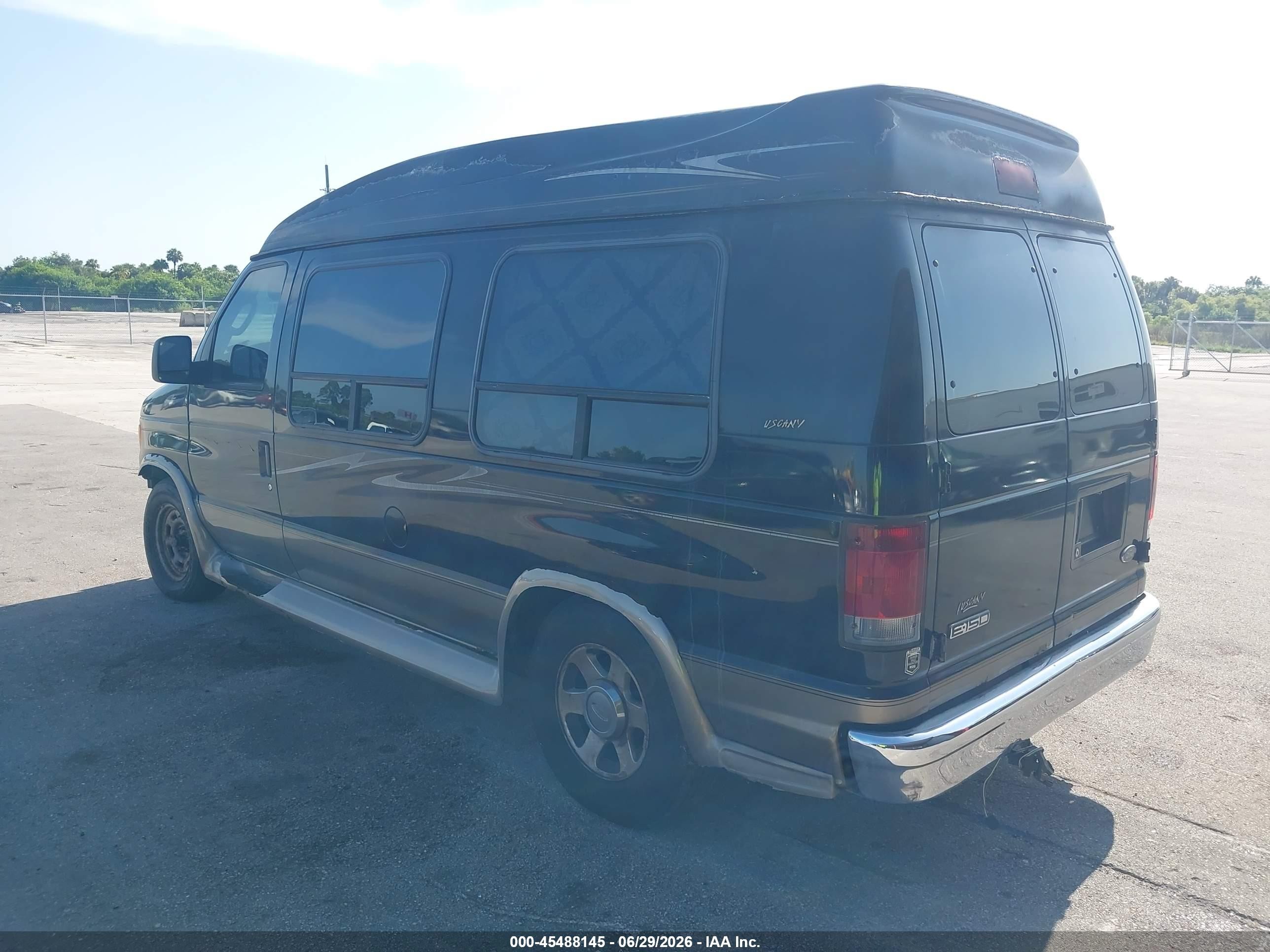 2006 Ford E-150 Commercial/recreational Black vin: 1FDRE14L36DB32797