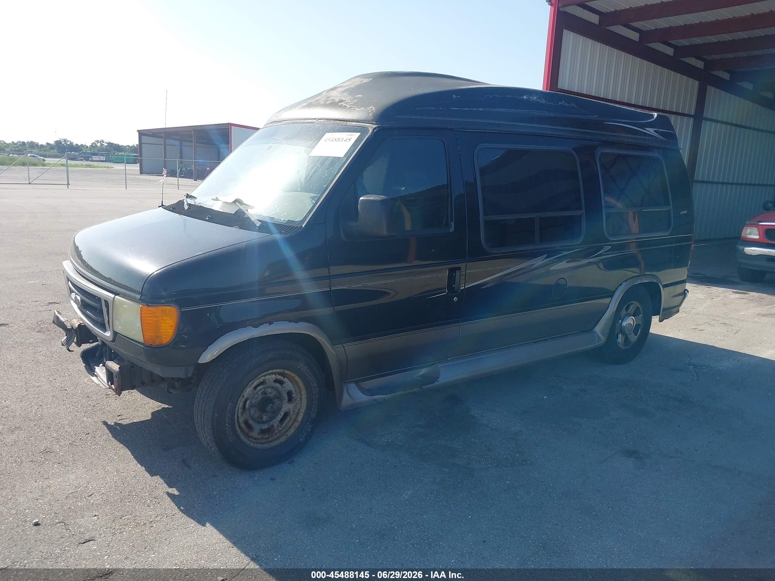 2006 Ford E-150 Commercial/recreational Black vin: 1FDRE14L36DB32797