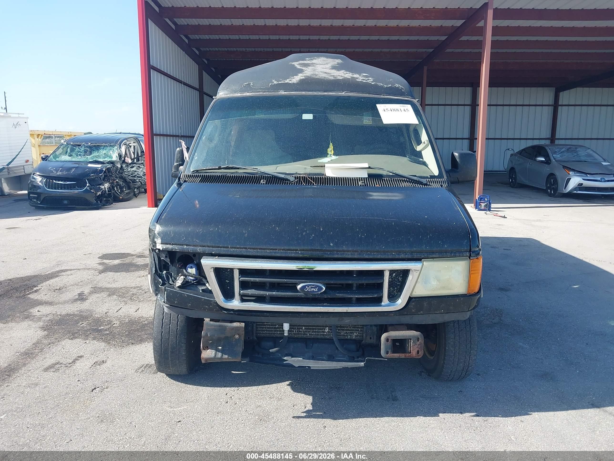 2006 Ford E-150 Commercial/recreational Black vin: 1FDRE14L36DB32797