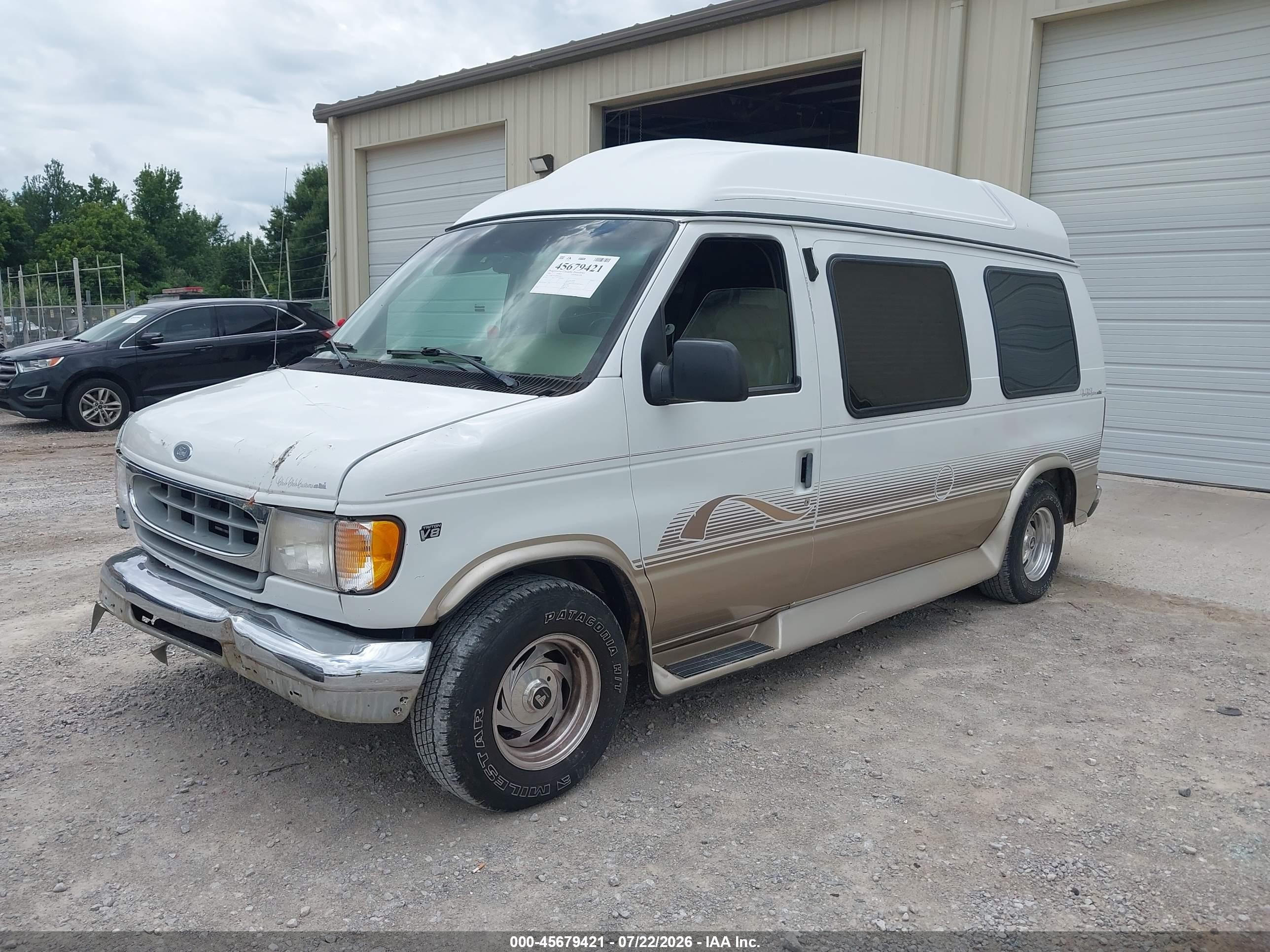 1998 Ford Econoline Recreational White vin: 1FDRE14L4WHB20862