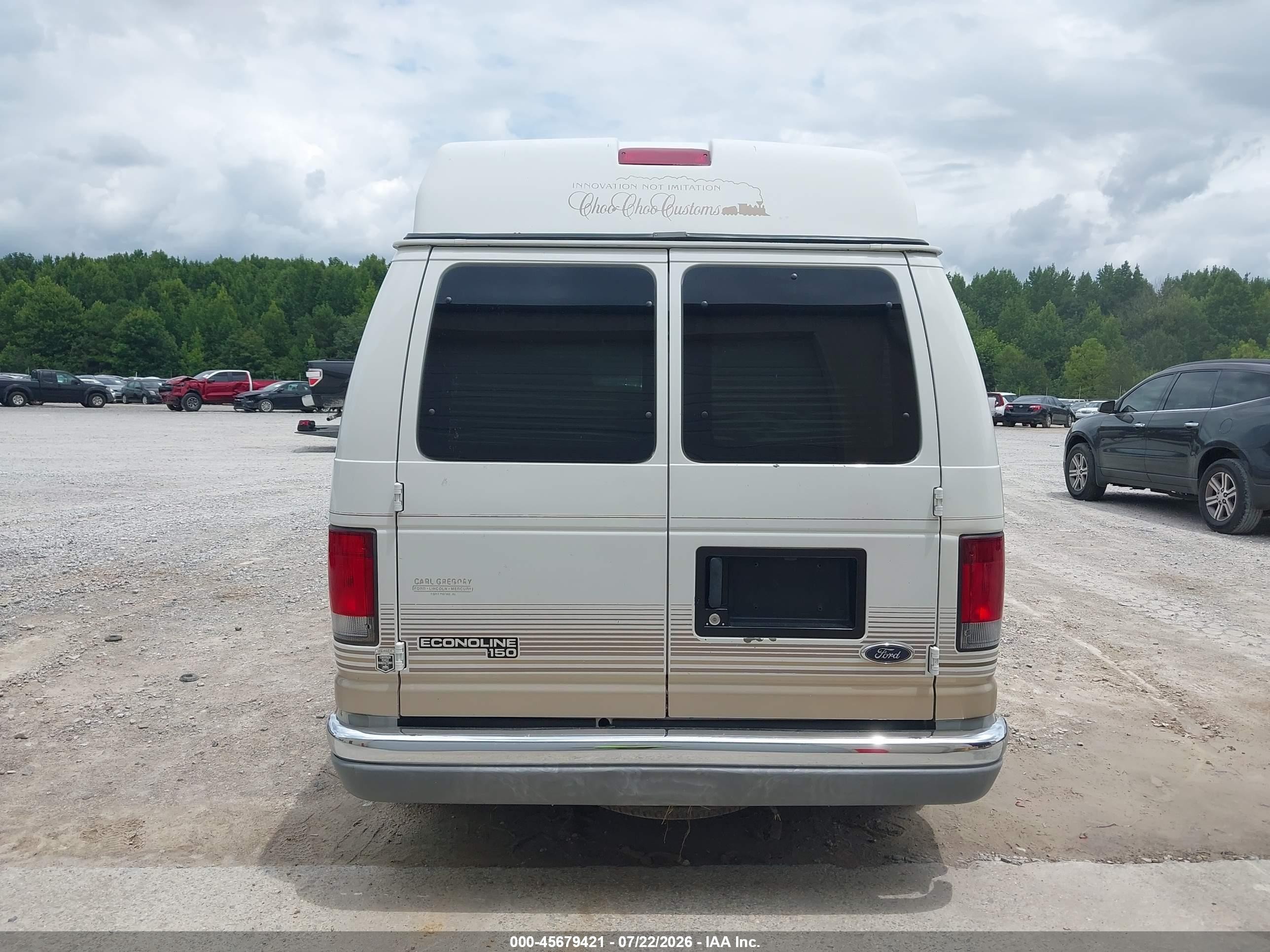 1998 Ford Econoline Recreational White vin: 1FDRE14L4WHB20862