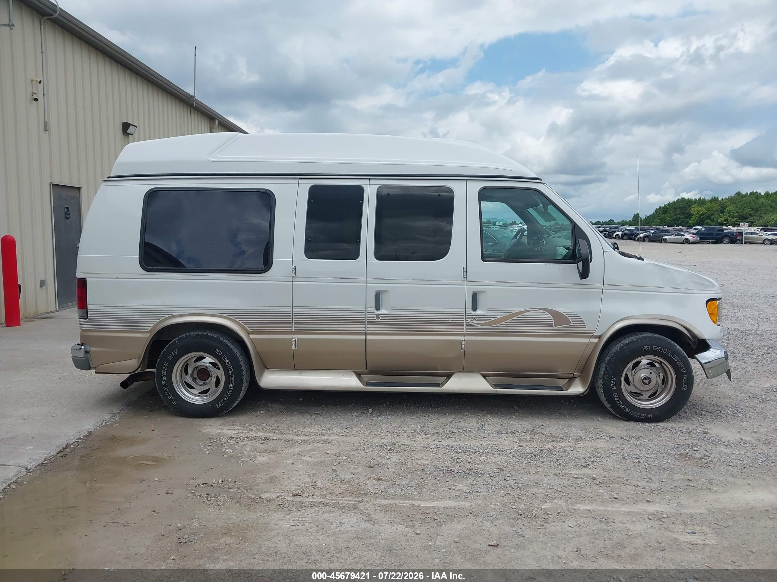 1998 Ford Econoline Recreational White vin: 1FDRE14L4WHB20862