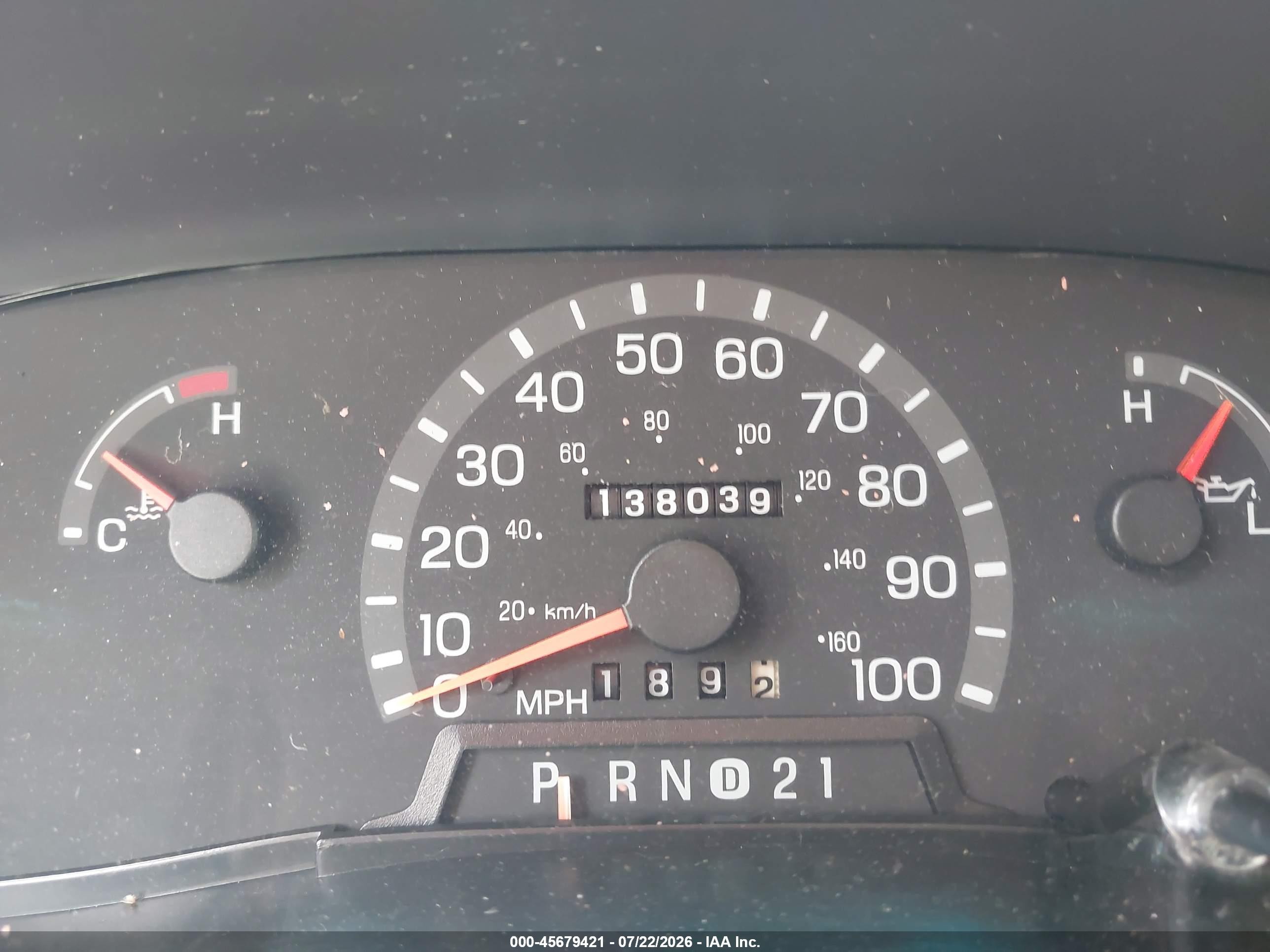 1998 Ford Econoline Recreational White vin: 1FDRE14L4WHB20862