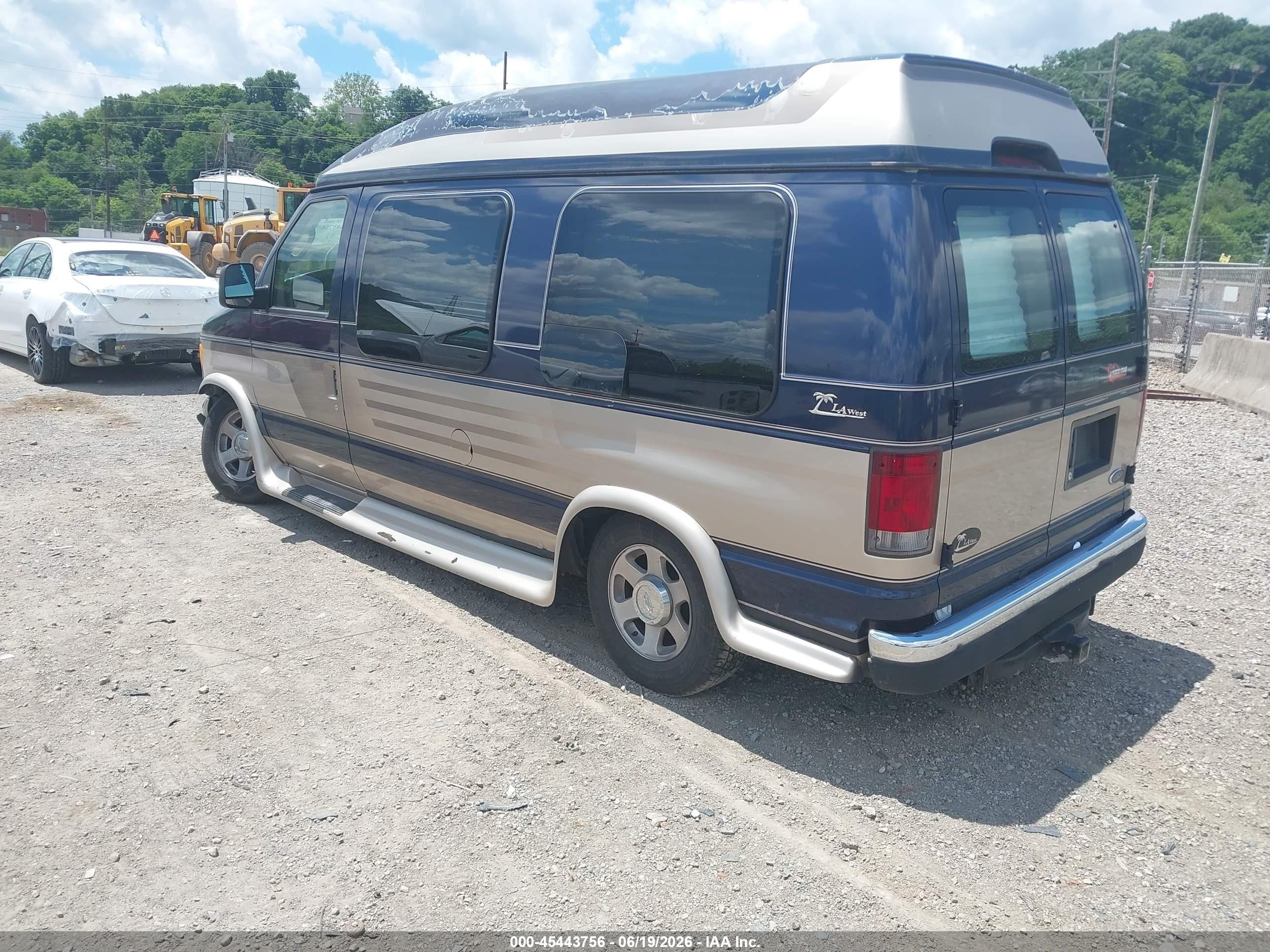 2004 Ford E-150 Recreational Black vin: 1FDRE14L94HB04931