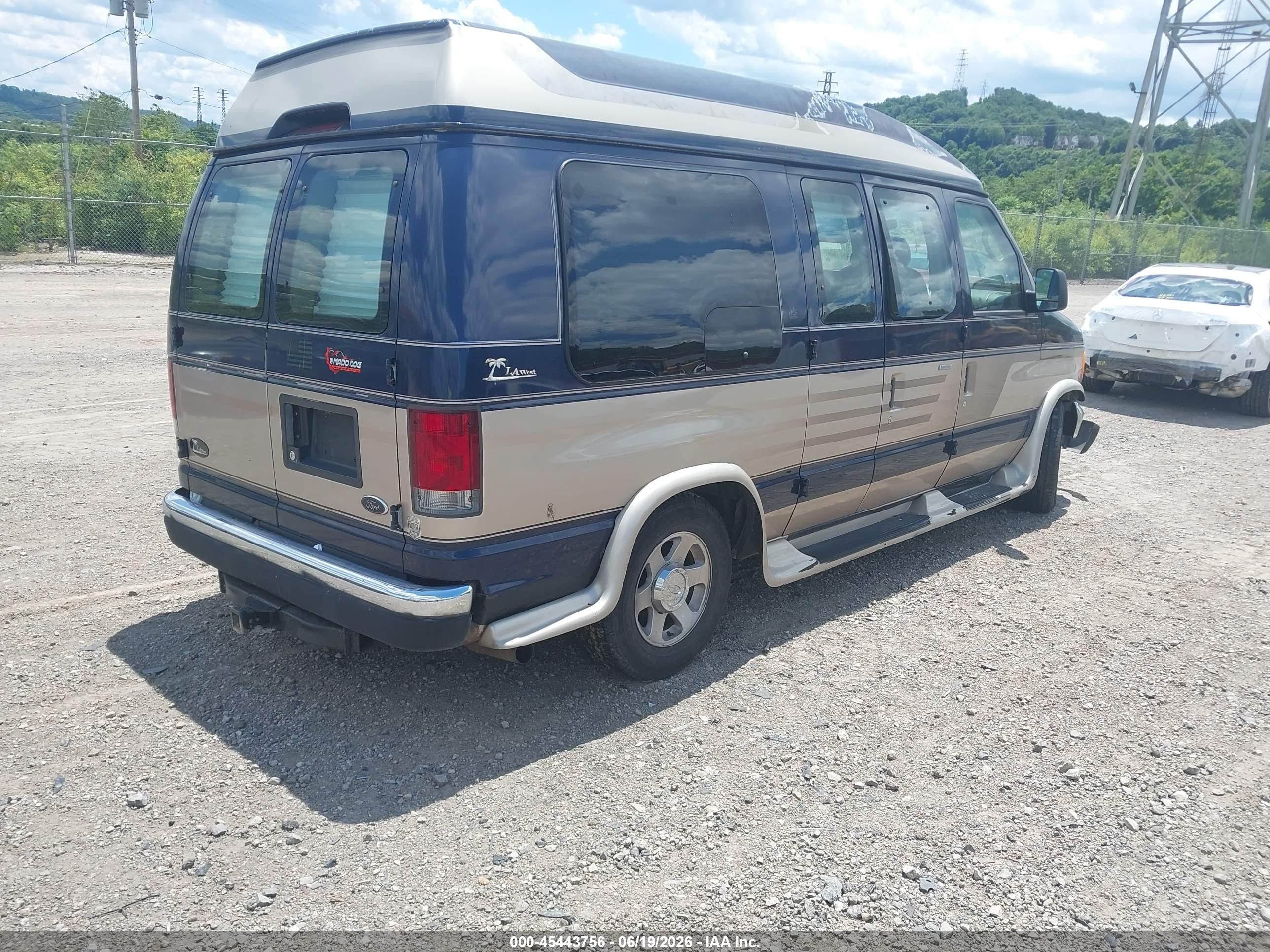 2004 Ford E-150 Recreational Black vin: 1FDRE14L94HB04931
