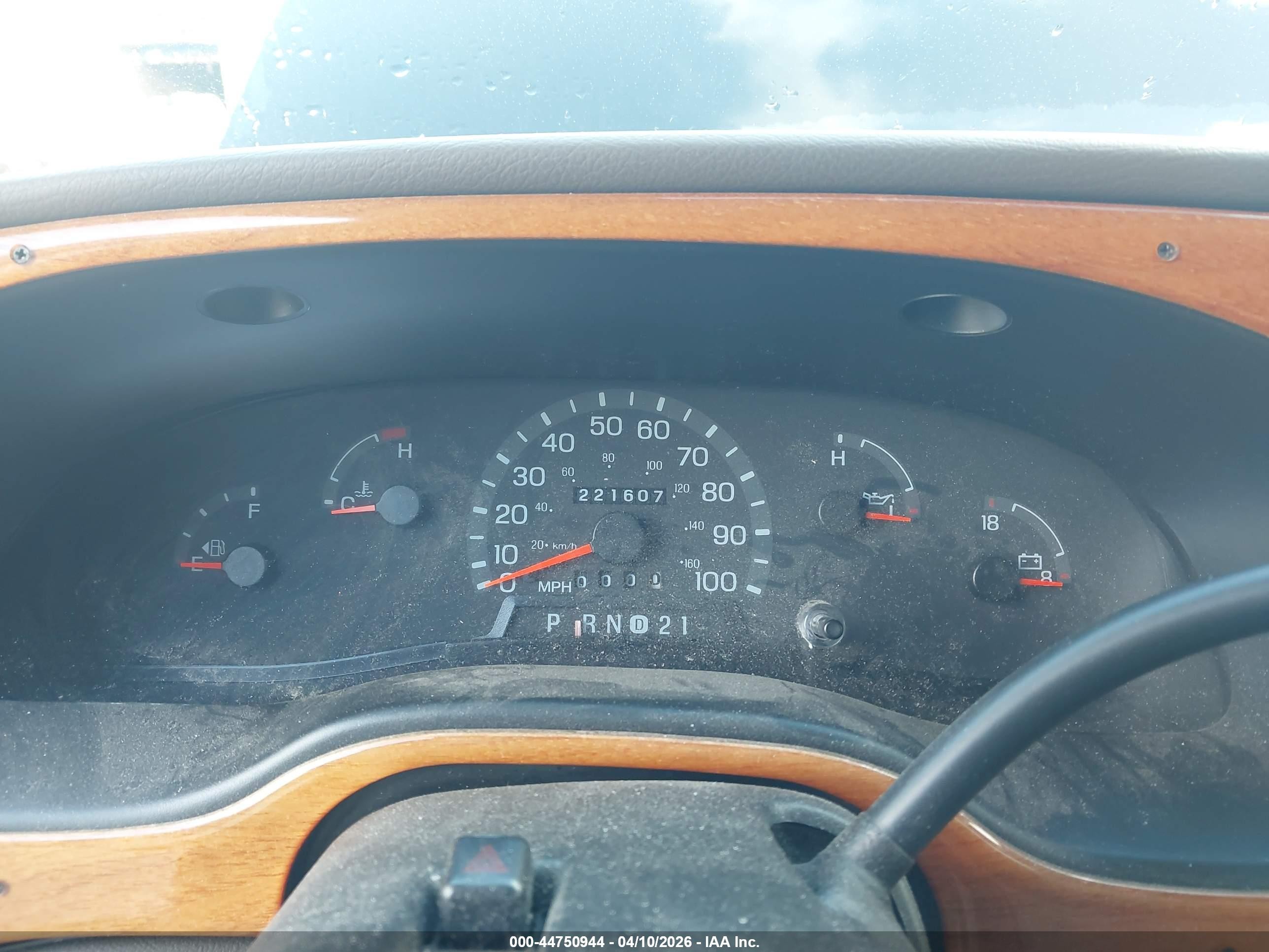 1999 Ford E-150 Commercial/recreational Black vin: 1FDRE14L9XHA44900