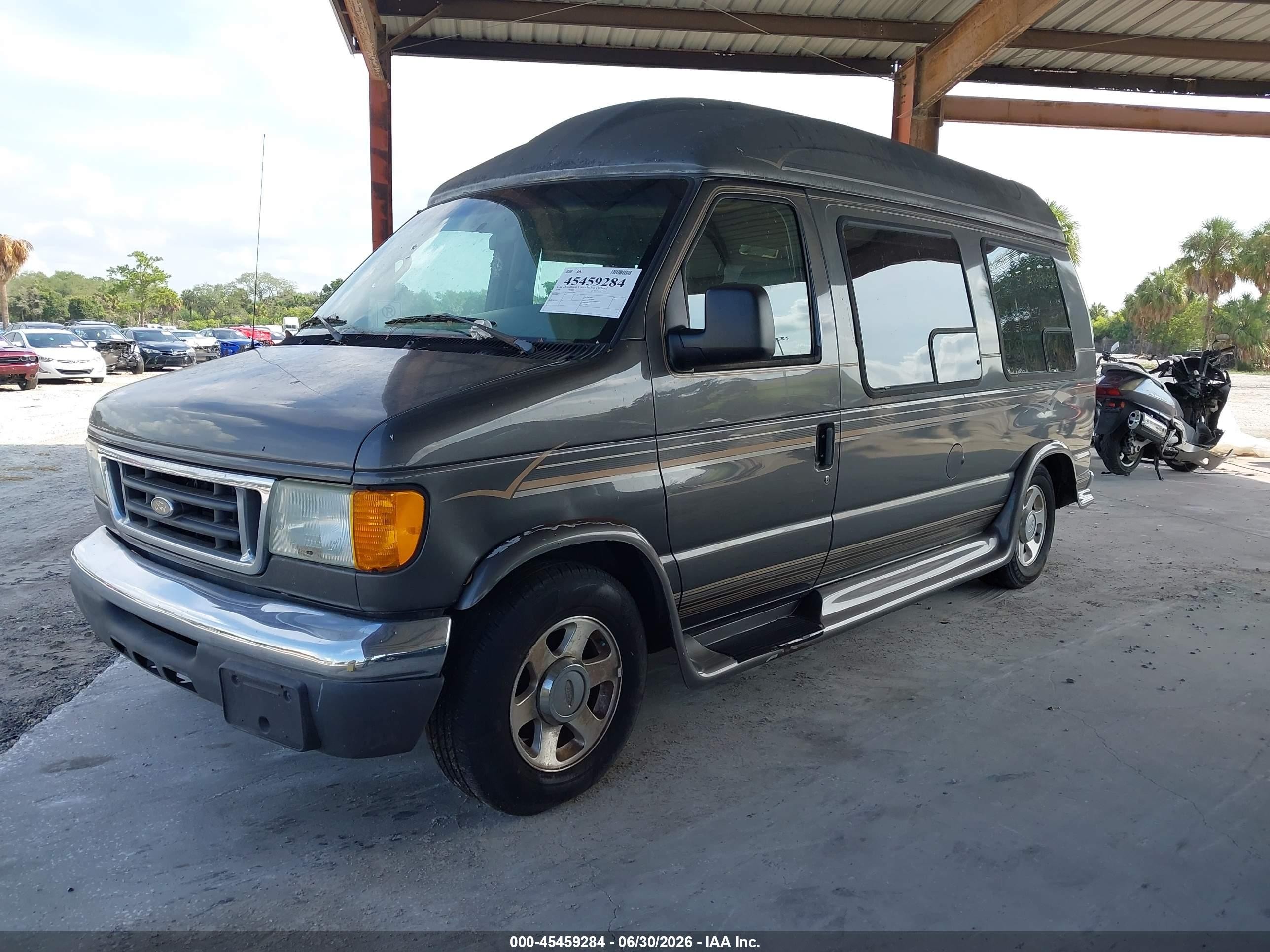 2006 Ford E-150 Commercial/recreational Gray vin: 1FDRE14LX6HA37565