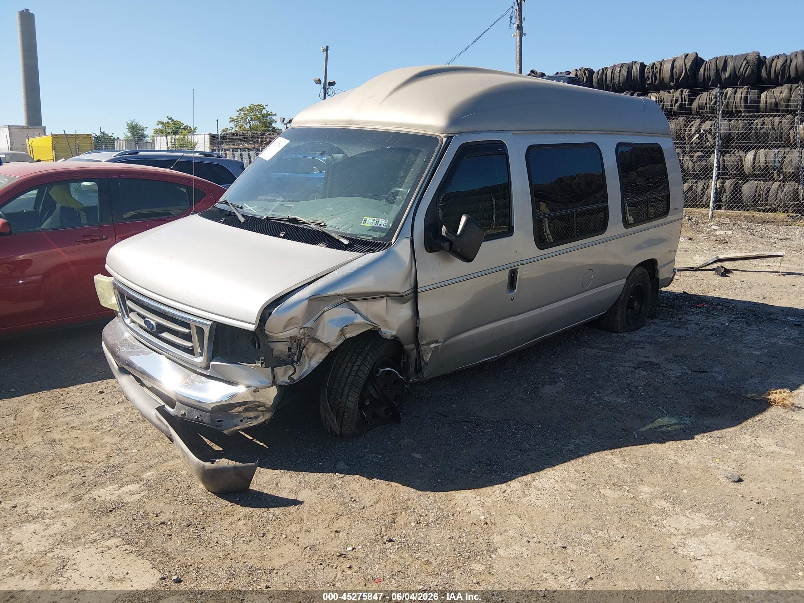 2003 Ford E-150 Recreational Brown vin: 1FDRE14W33HB65216