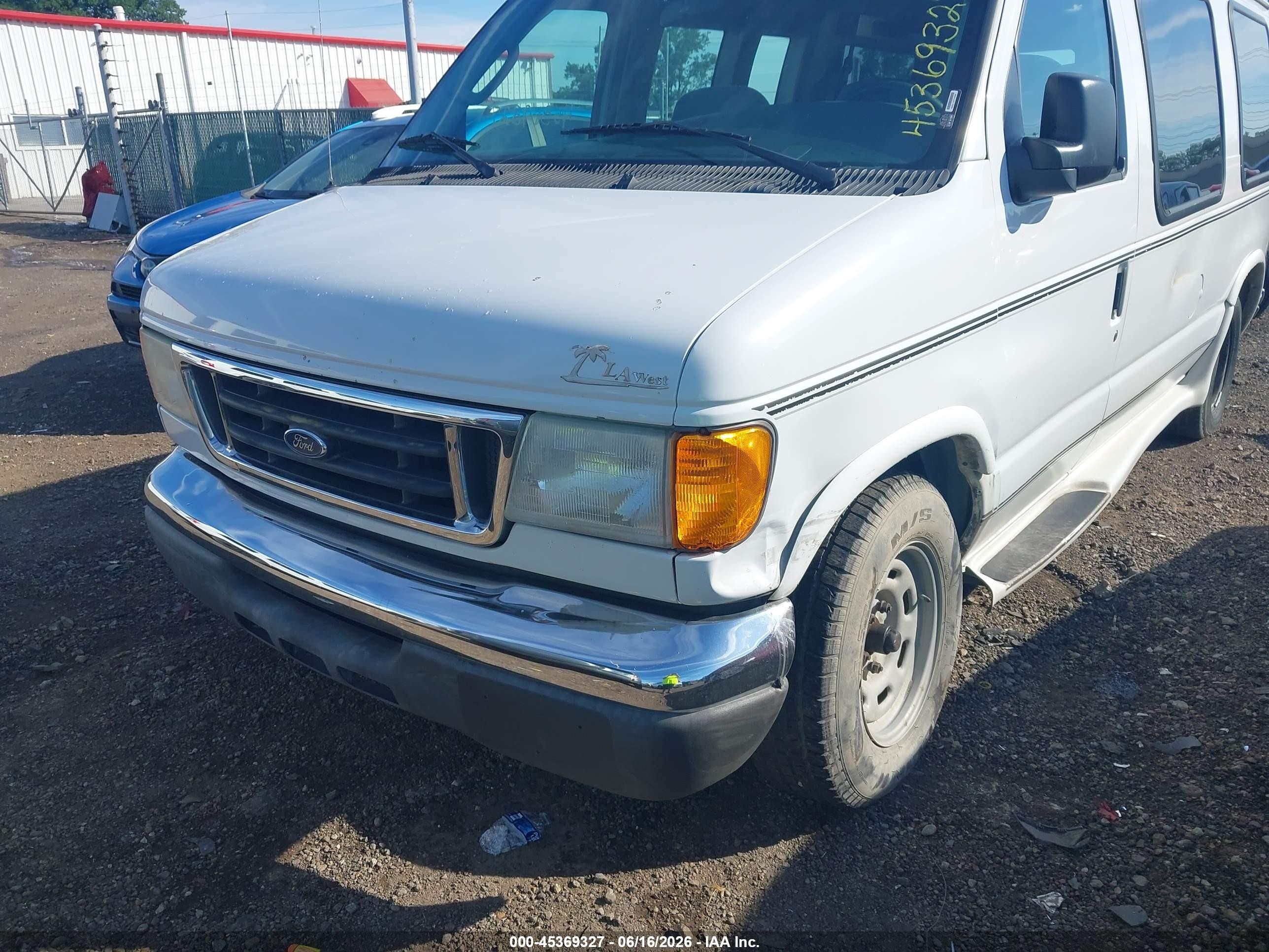 2004 Ford E-150 Recreational Белый vin: 1FDRE14W34HB42956
