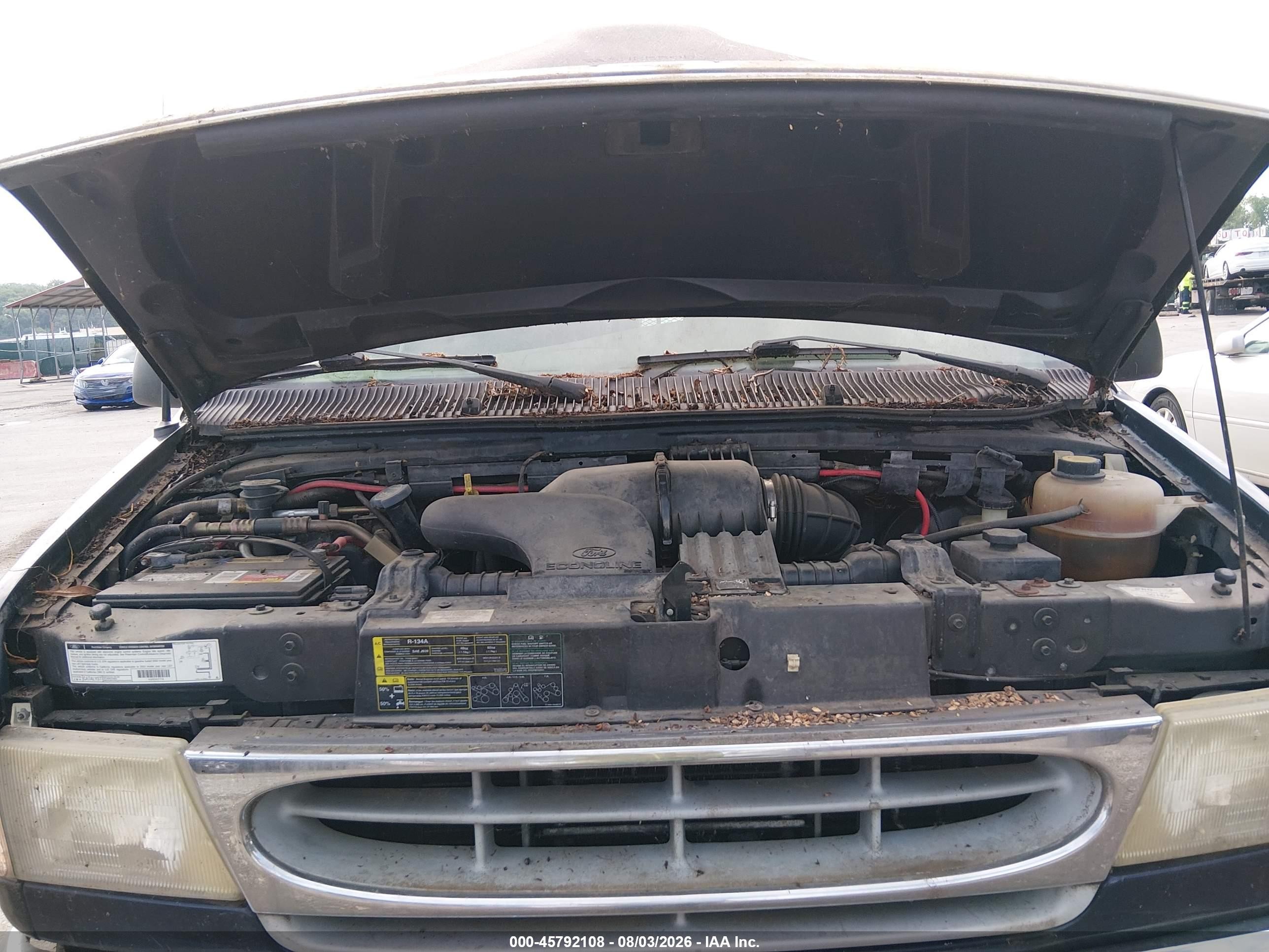 2002 Ford E-150 Commercial/recreational Синий vin: 1FDRE14W62HA20444