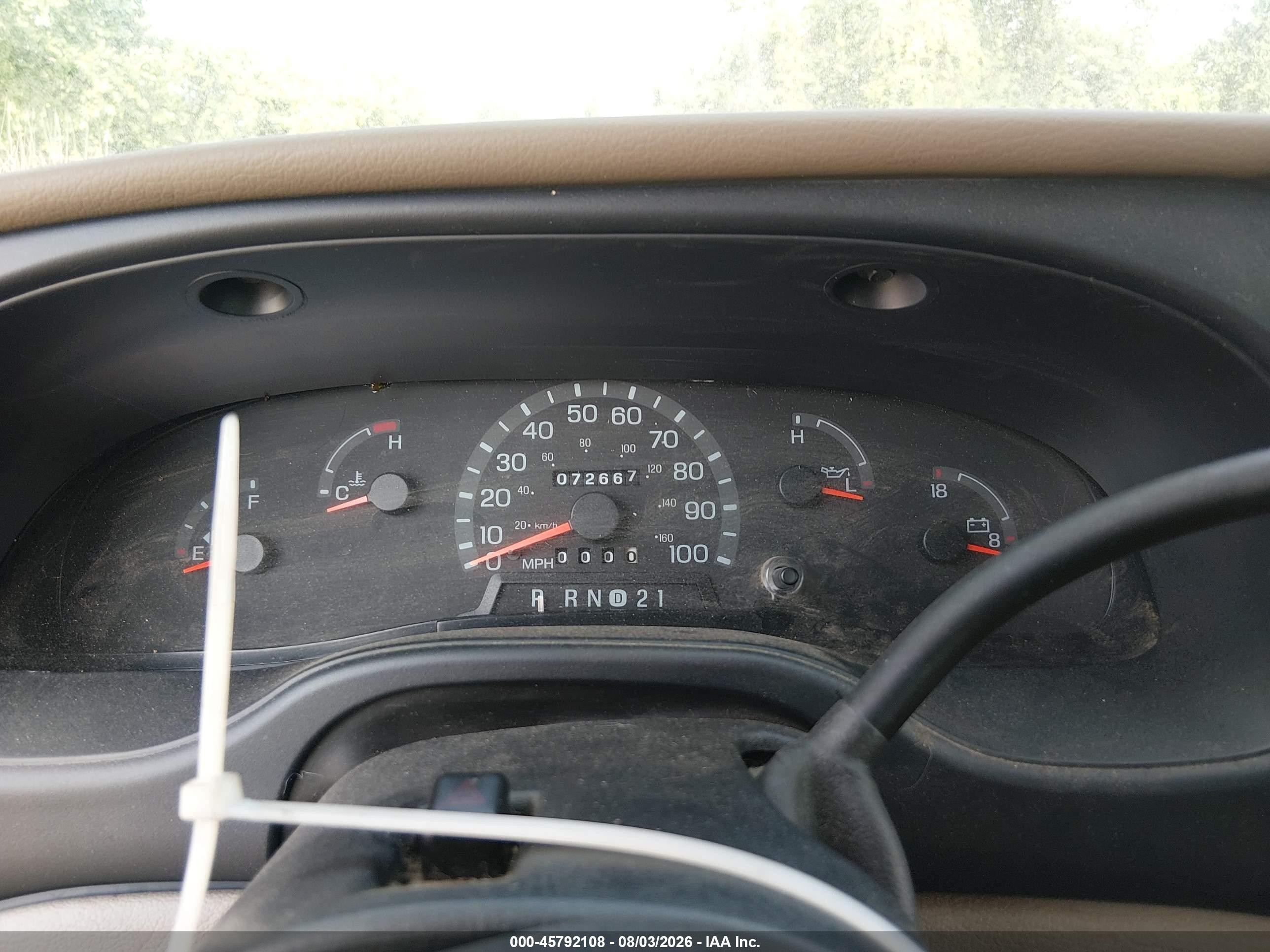 2002 Ford E-150 Commercial/recreational Синий vin: 1FDRE14W62HA20444