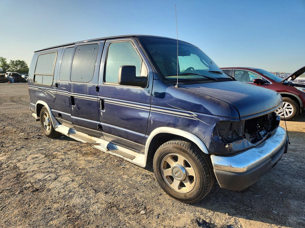 2005 Ford Econoline E150 Van Black vin: 1FDRE14W85HB44610