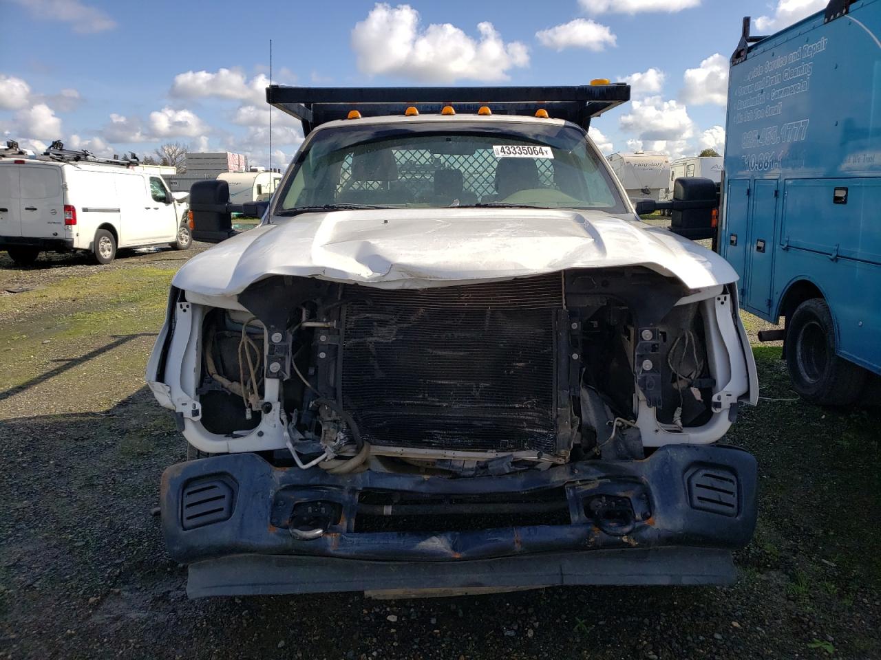 2016 Ford F350 Super Duty White vin: 1FDRF3G67GEC15448