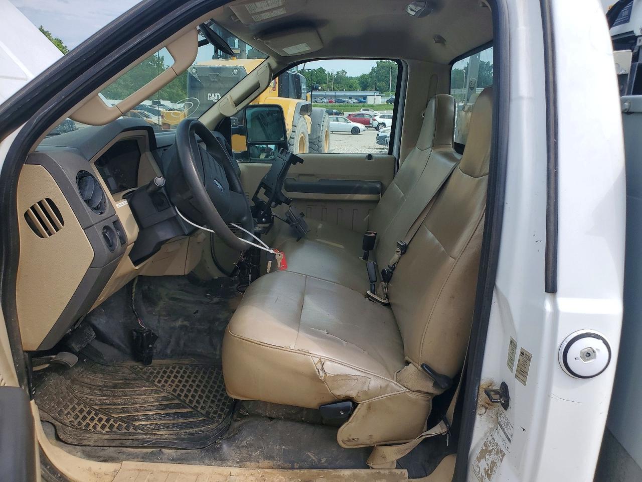 2008 Ford F-350 Srw Sd-r & D-cln Title-pri Fleet White vin: 1FDSF30578EC15423