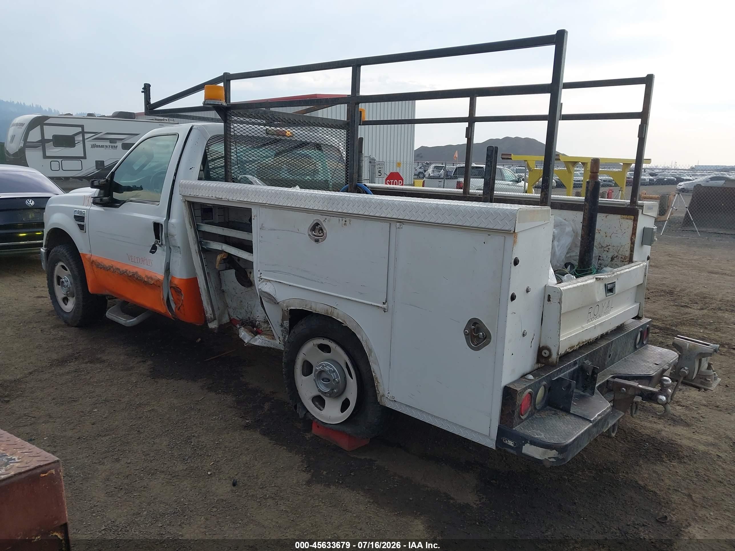 2008 Ford Super Duty F-350 Srw Xl/xlt White vin: 1FDSF305X8EC42874