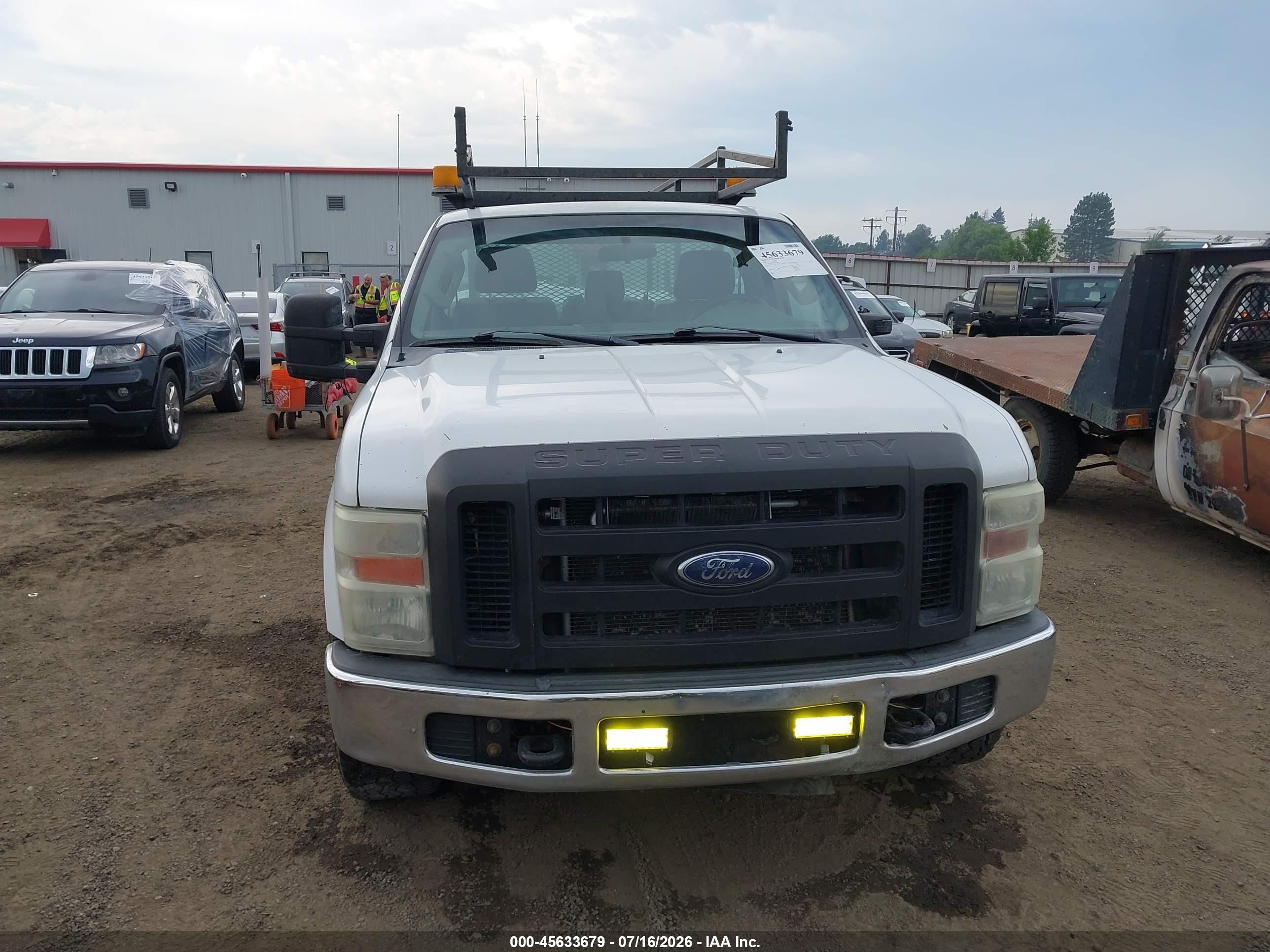 2008 Ford Super Duty F-350 Srw Xl/xlt White vin: 1FDSF305X8EC42874