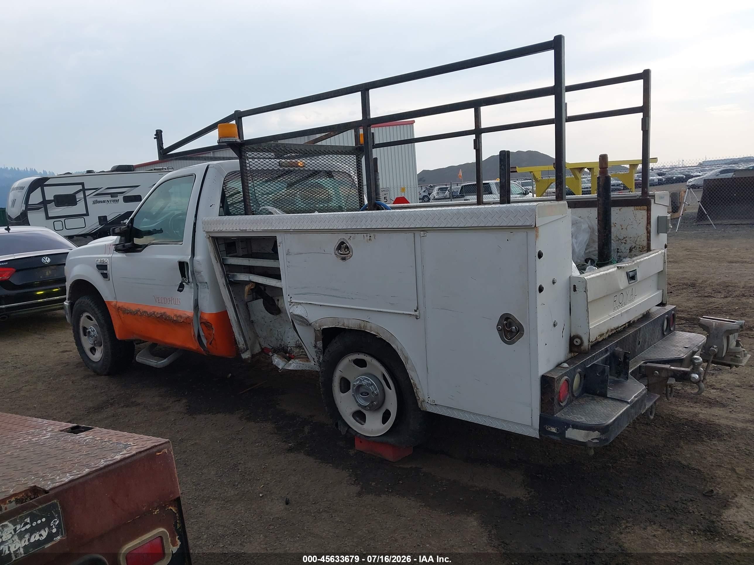 2008 Ford Super Duty F-350 Srw Xl/xlt White vin: 1FDSF305X8EC42874