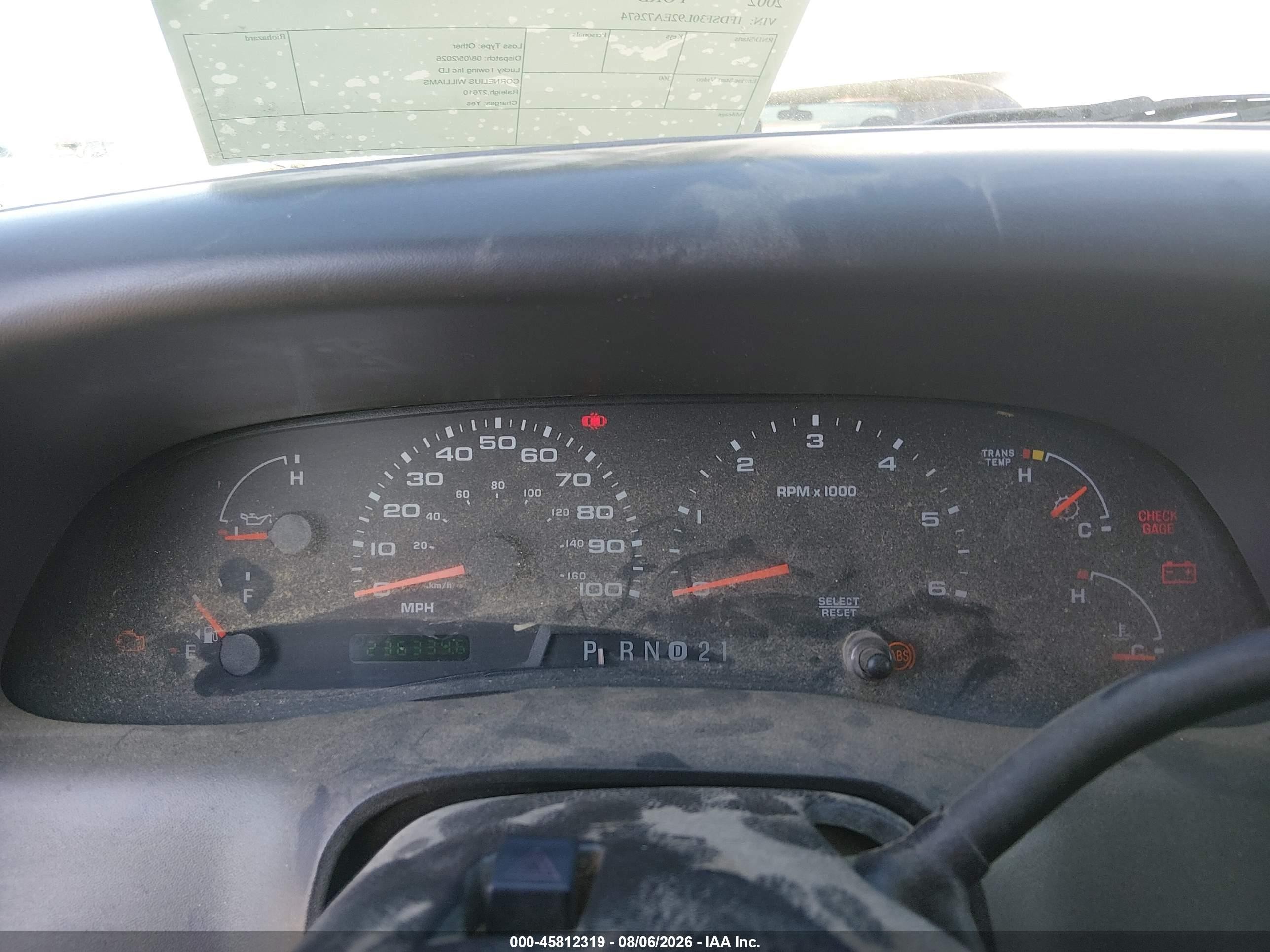 2002 Ford F-350 Xl/xlt White vin: 1FDSF30L92EA72674