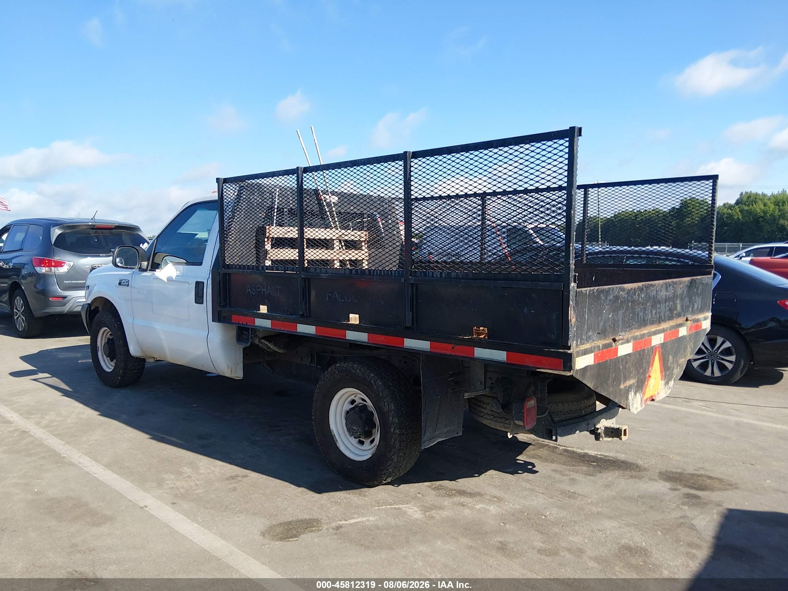 2002 Ford F-350 Xl/xlt White vin: 1FDSF30L92EA72674
